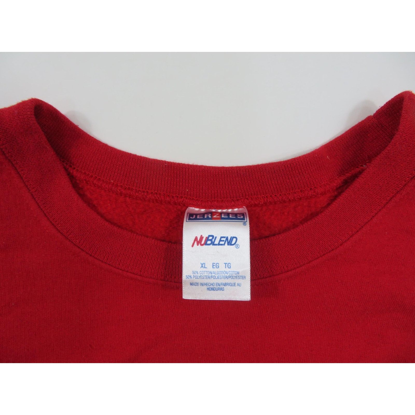 Jerzees Jerzees Gregory Gorillas Ape Red Sweatshirt Sz XL Size US XL / EU 56 / 4 - 4 Thumbnail