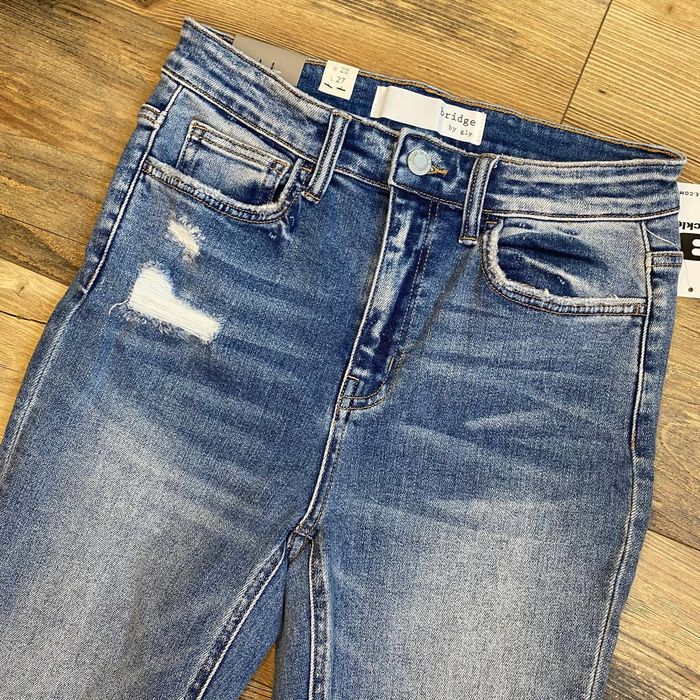 Buckle Buckle Distressed Jeans Elliot High Rise Ankle Skinny New Grailed