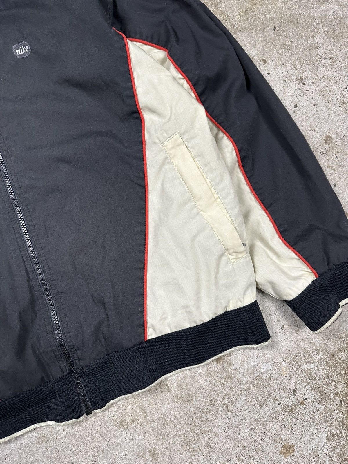 Nike Vintage Y2K Nike Black Bomber Track Jacket Swoosh Size US M / EU 48-50 / 2 - 5 Thumbnail