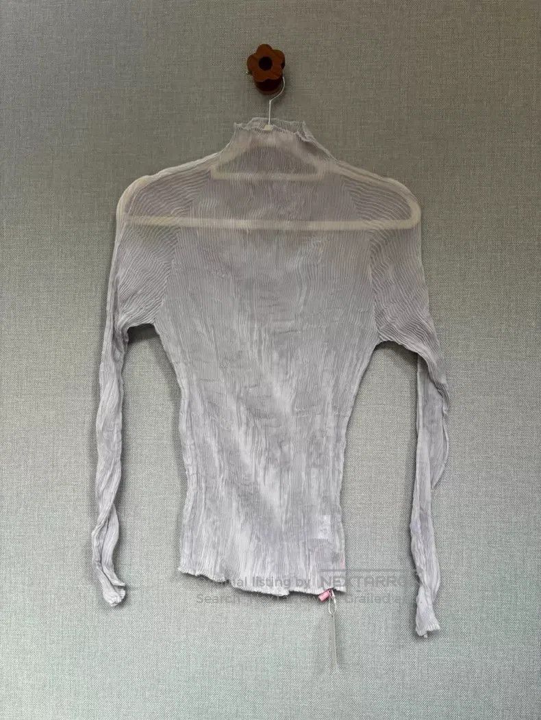 Issey Miyake Issey Miyake Wicker Purple Top Size S / US 4 / IT 40 - 1 Thumbnail