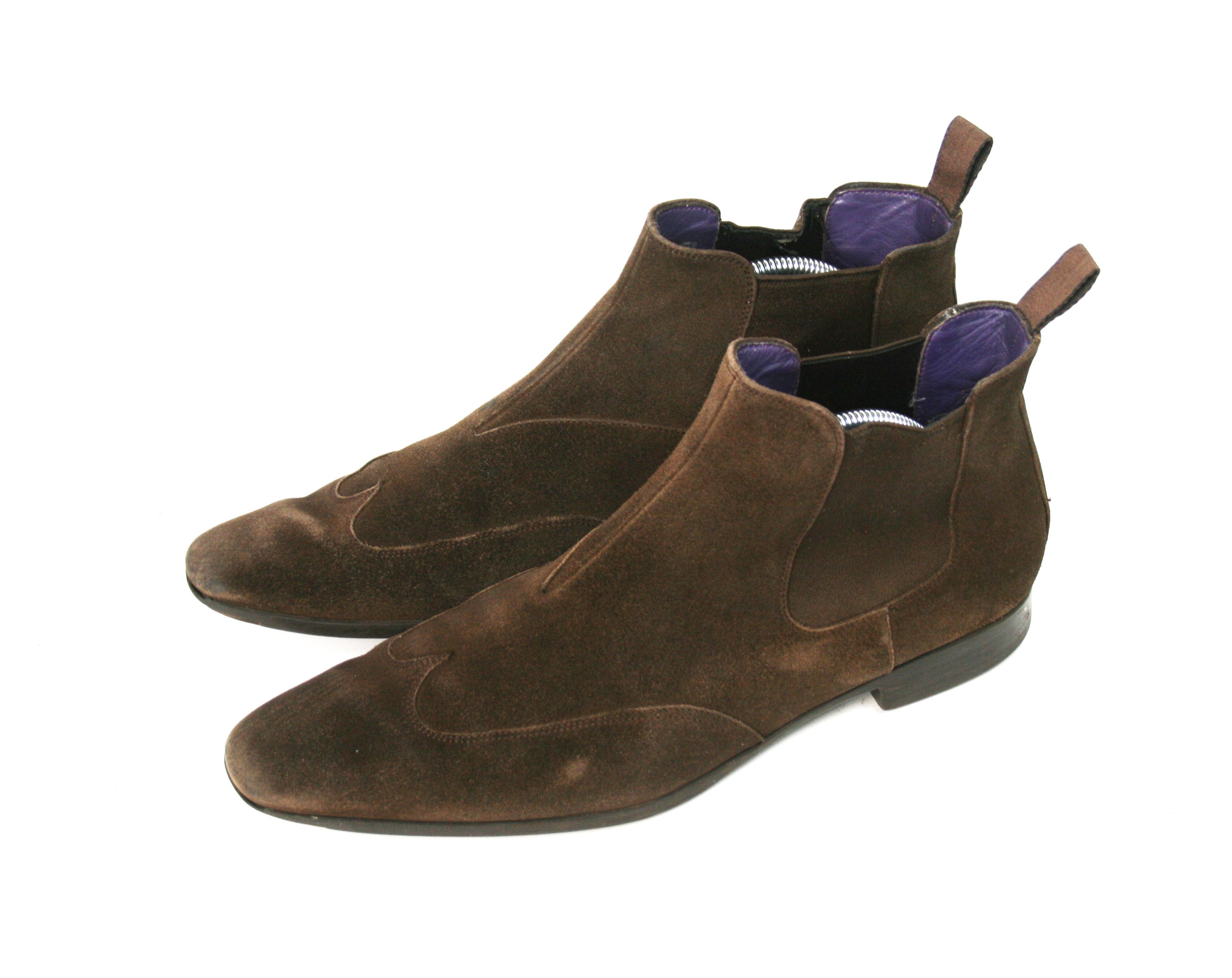 Santoni Suede Chelsea Boots Size US 9.5 / EU 42-43 - 2 Thumbnail