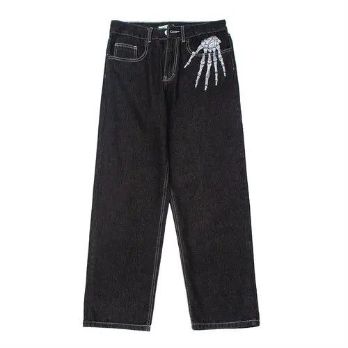 Jean High street vintage ripped and blasted straight baggy jeans Size US 32 / EU 48 - 6 Thumbnail