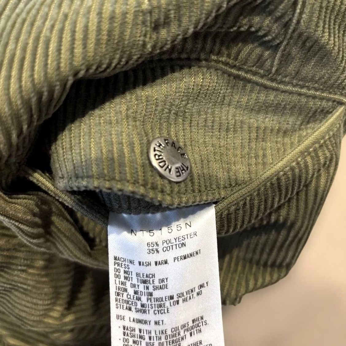 The North Face Purple Label THE NORTH FACE PURPLE LABEL Corduroy Wide Tapered Pants Mens 34 Coyote Cotton Polyester Wide-Tapered Navy? Size US 34 / EU 50 - 3 Thumbnail