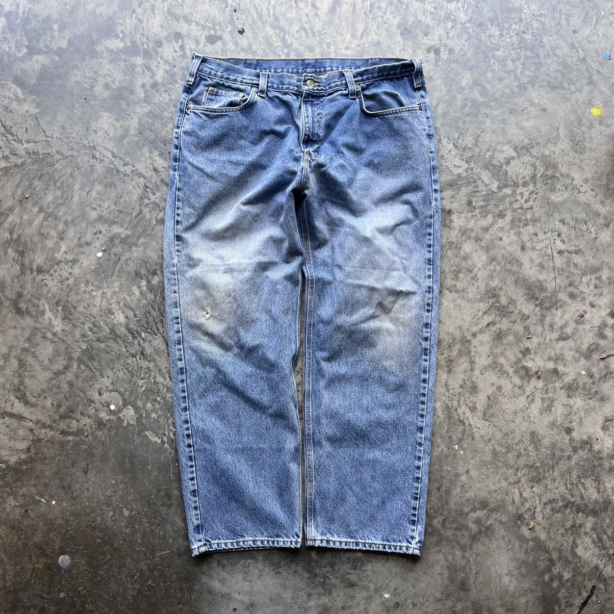 Carhartt Vintage Carhartt Denim Jeans Baggy Pants 40x30 Workwear Size US L / EU 52-54 / 3 - 2 Thumbnail