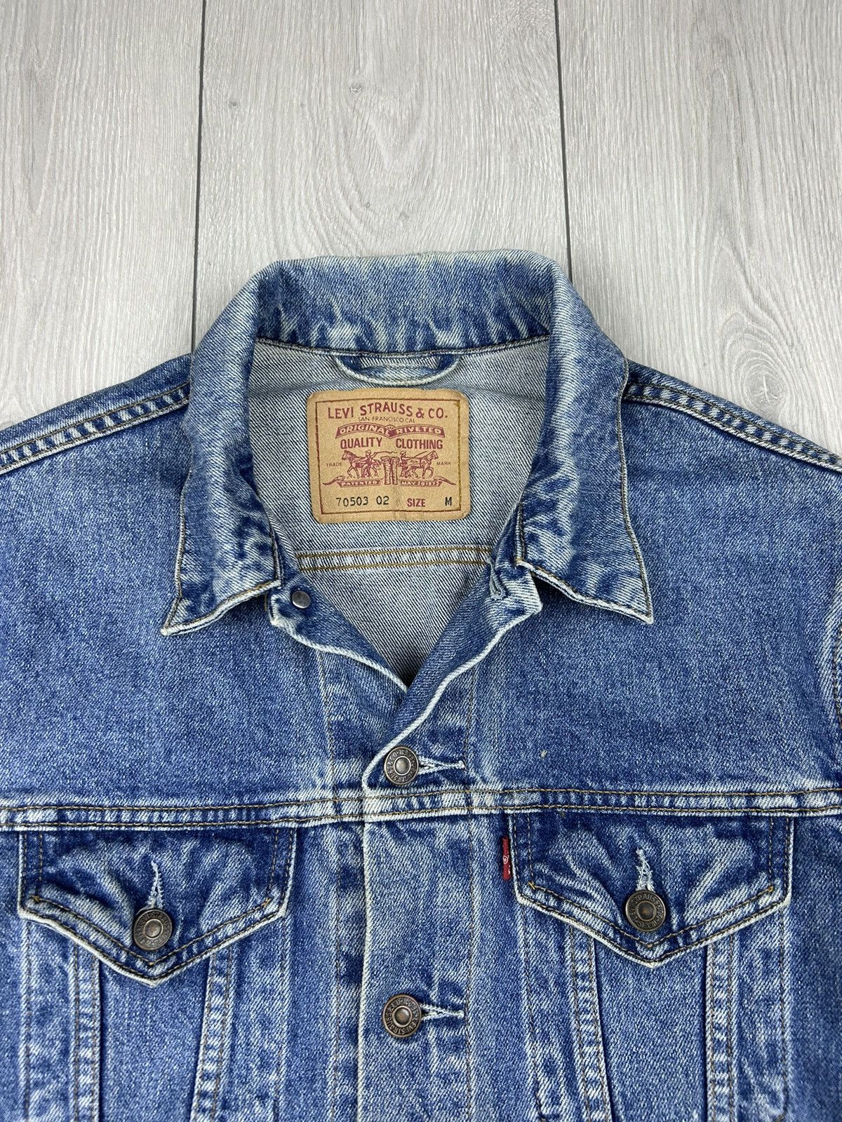 Levi's × Vintage Levi’s Vintage Denim Jacket Blue Size M Size US M / EU 48-50 / 2 - 4 Thumbnail