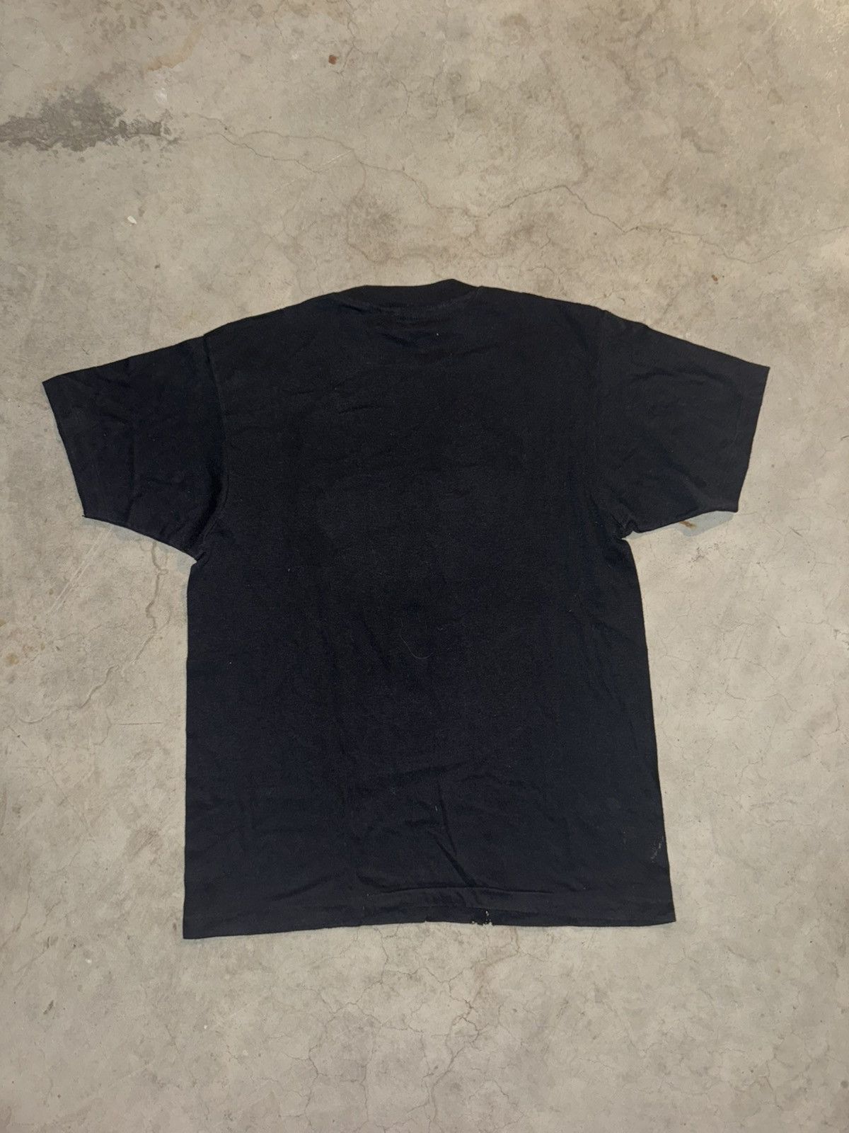 Band Tees × The Rolling Stones × Vintage VINTAGE 80s The Rolling Stones T-shirt Black RARE Size US L / EU 52-54 / 3 - 2 Thumbnail