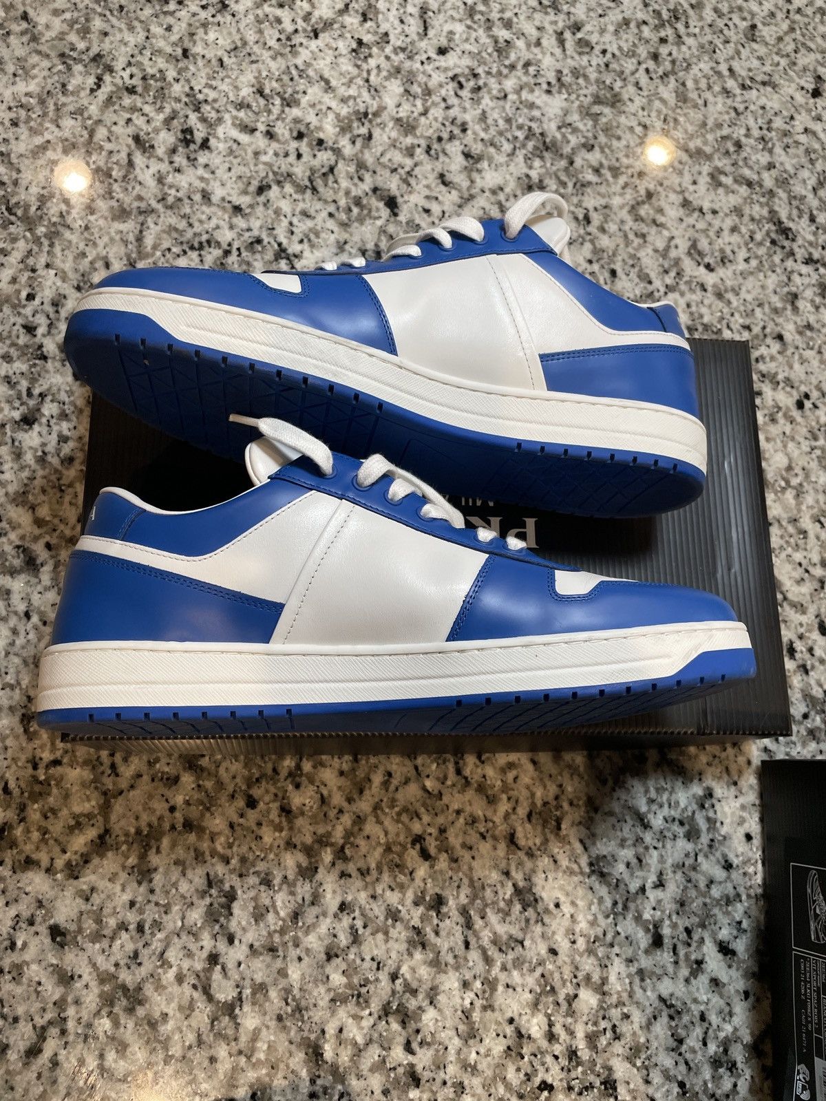 Prada Prada downtown leather “Colba Blue” Size US 9.5 / EU 42-43 - 2 Thumbnail