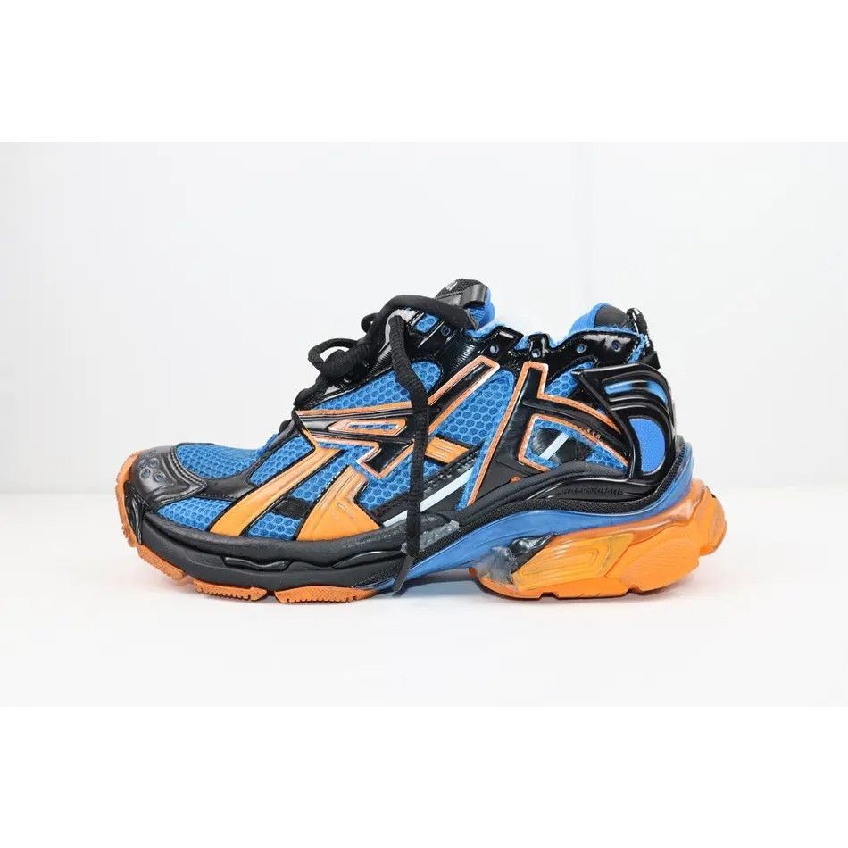 Balenciaga o1rshd1 Q:2 / Caged Mesh Runners Knicks Color Way Multicolor Size US 7 / EU 40 - 9 Thumbnail