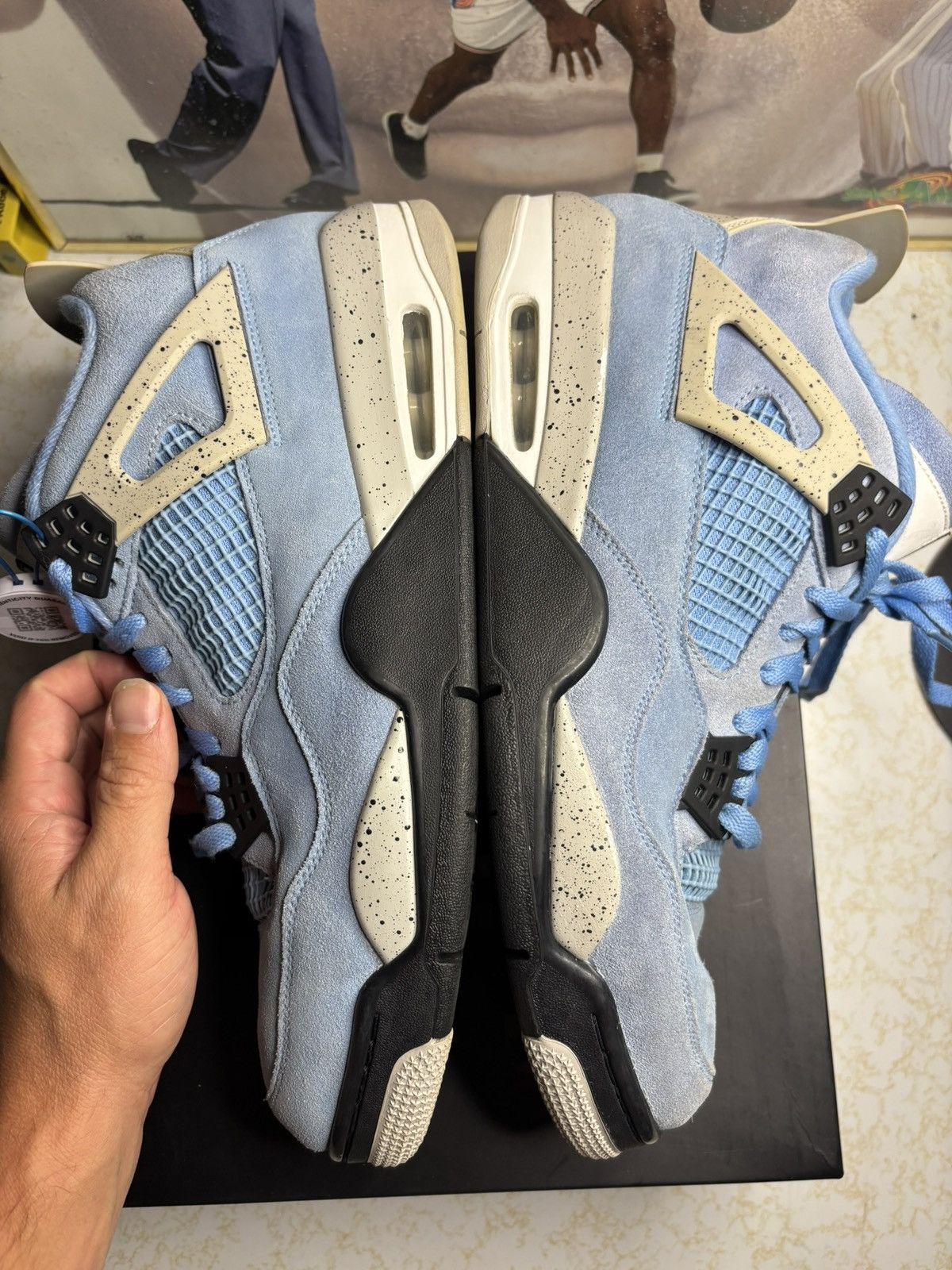 Jordan Brand Jordan Retro 4 “UNC” Size US 13 / EU 46 - 4 Thumbnail