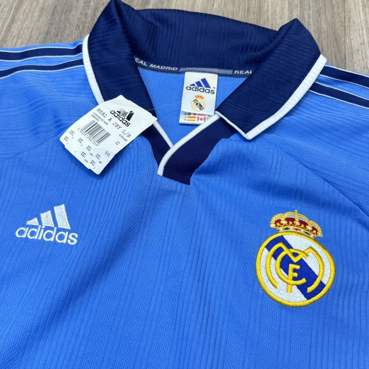 Adidas Real Madrid 99/00 player issue L/S third away shirt(bnwt) Size US XXL / EU 58 / 5 - 3 Thumbnail