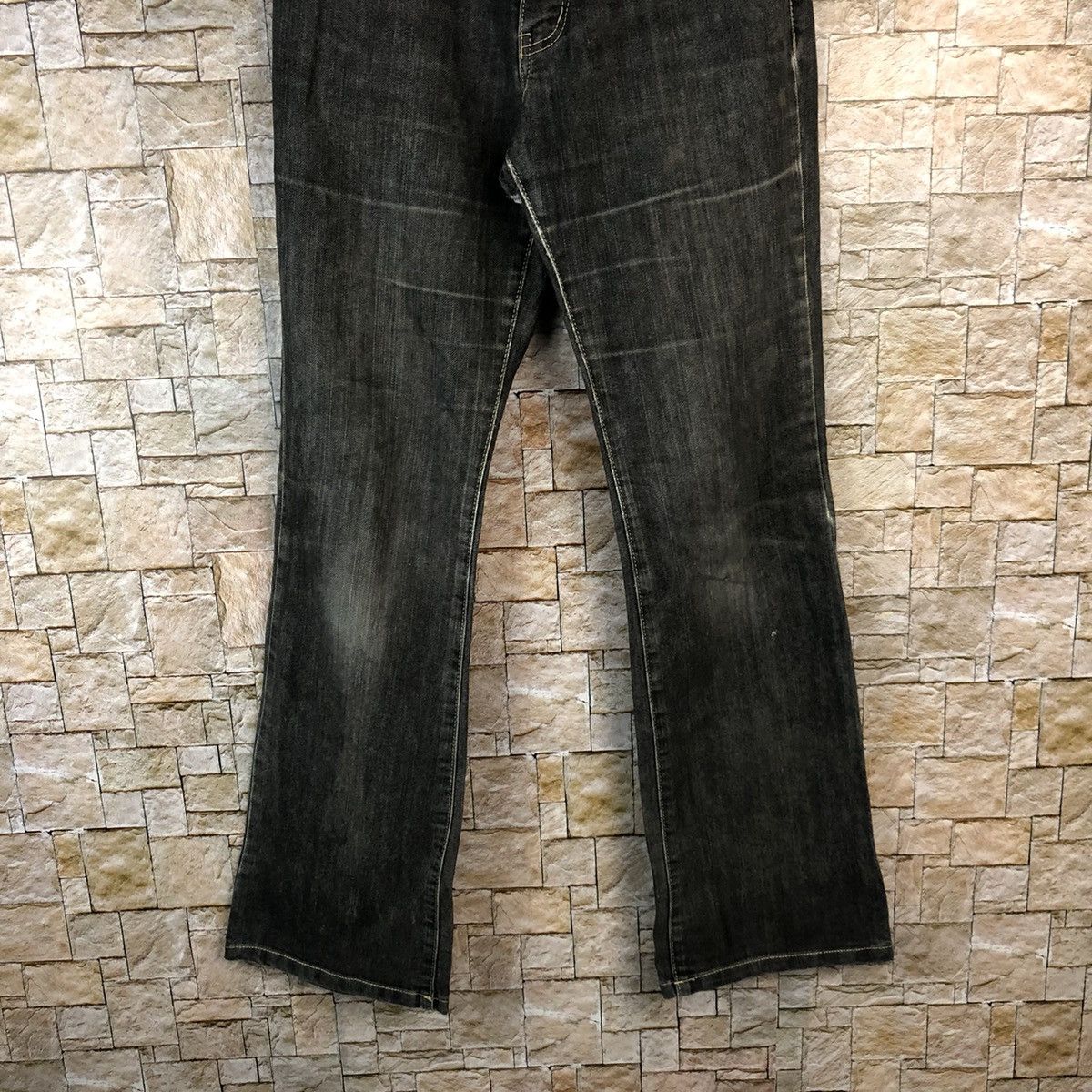Japanese Brand Facilie Black vintage denim Jeans #A1120 Size 26" / US 2 / IT 38 - 3 Thumbnail