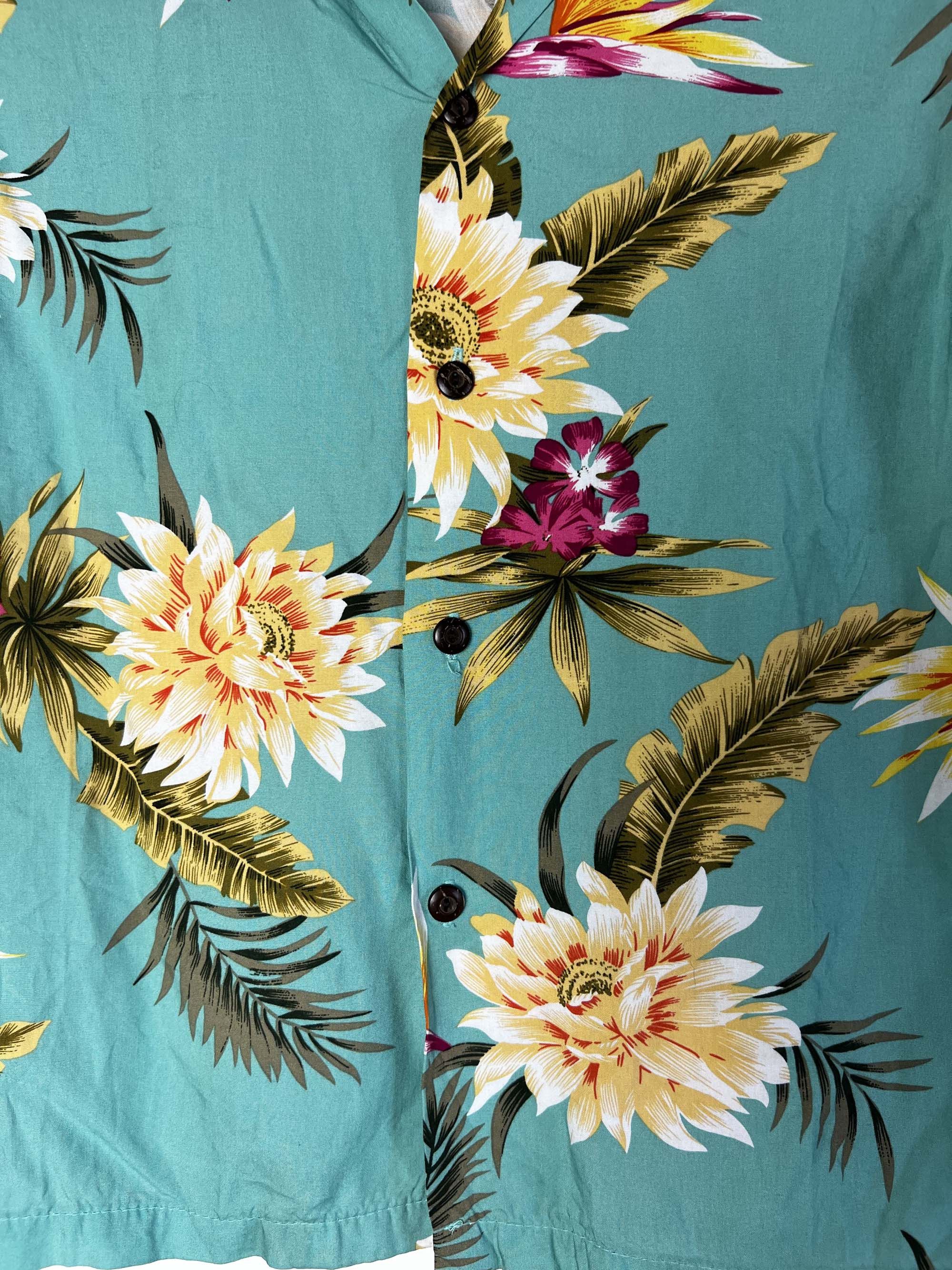 Vintage Vintage 1990's Two Palms Hawaiian Luau Aloha Party Shirt Size XS / US 0-2 / IT 36-38 - 3 Thumbnail