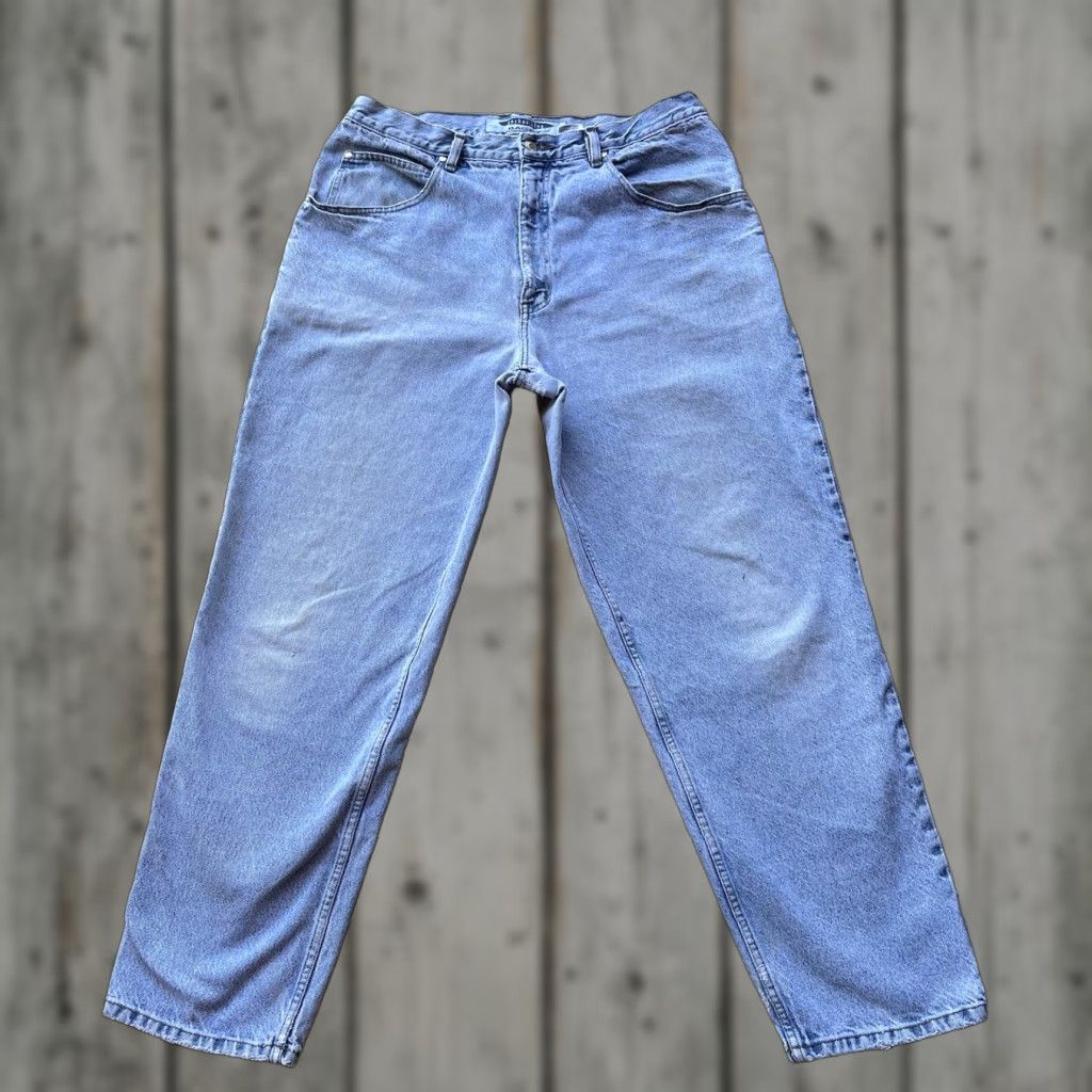 Anchor Blue VINTAGE Anchor Blue Jeans Mens 36x32 Denim Pants 90s Grunge Wide-Leg Baggy Relaxed Regular Inseam 32 Blue Mens Size US 36 / EU 52 - 1 Thumbnail