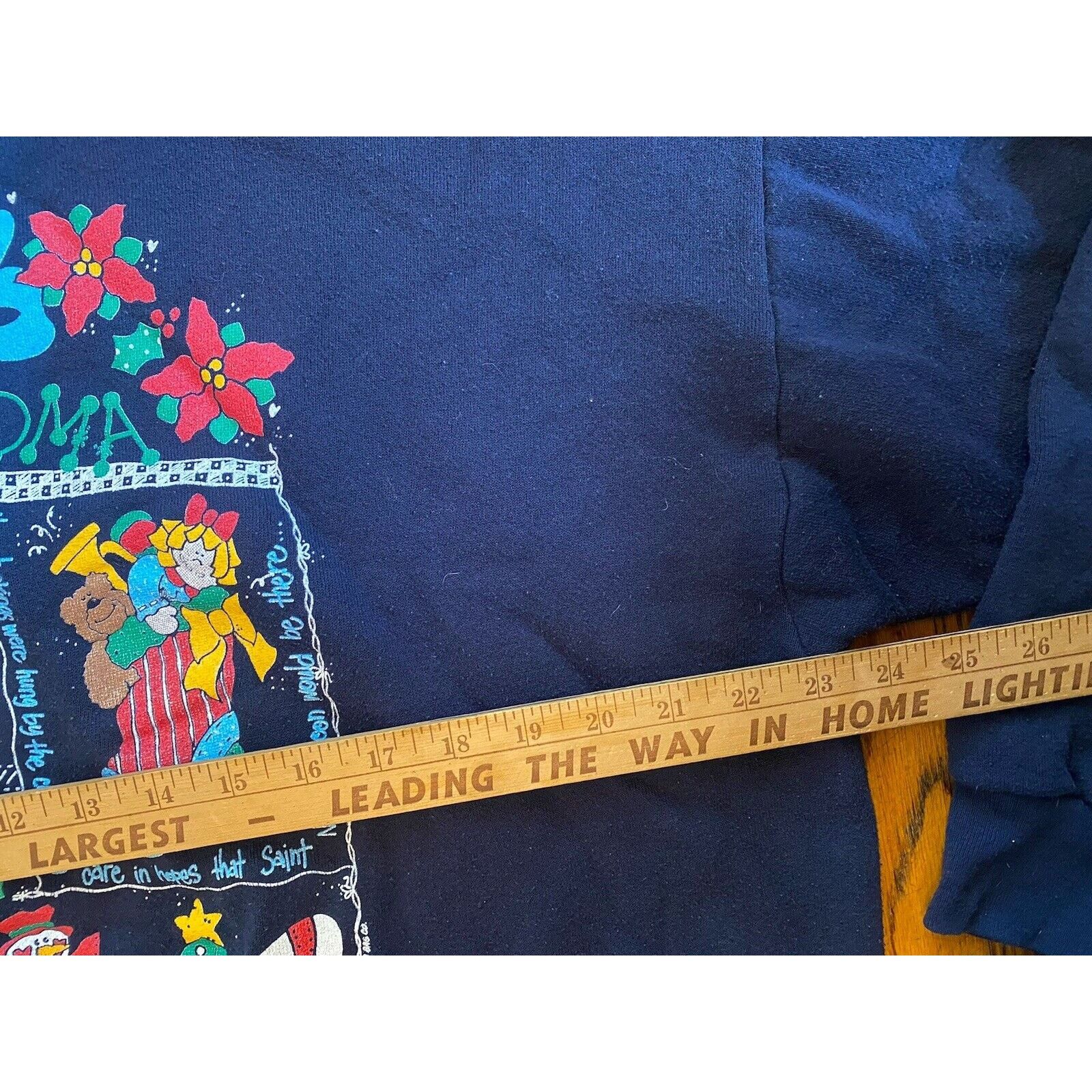 Tultex Vintage Tultex Grandma Christmas Sweatshirt Women’s XL Navy Size XL / US 12-14 / IT 48-50 - 6 Thumbnail