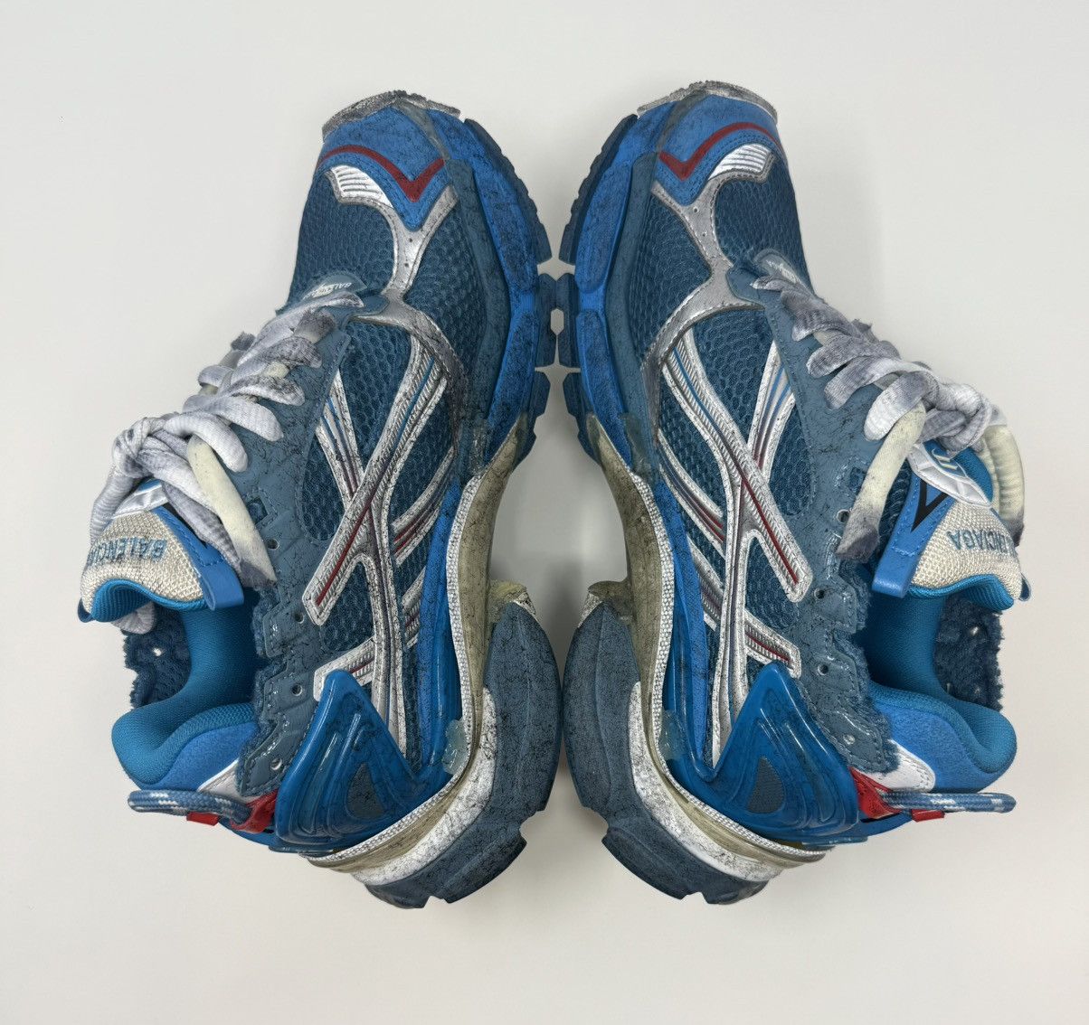 Balenciaga Balenciaga Marathon Runner Sneaker Blue Unreleased Demna Size US 7 / EU 40 - 4 Thumbnail