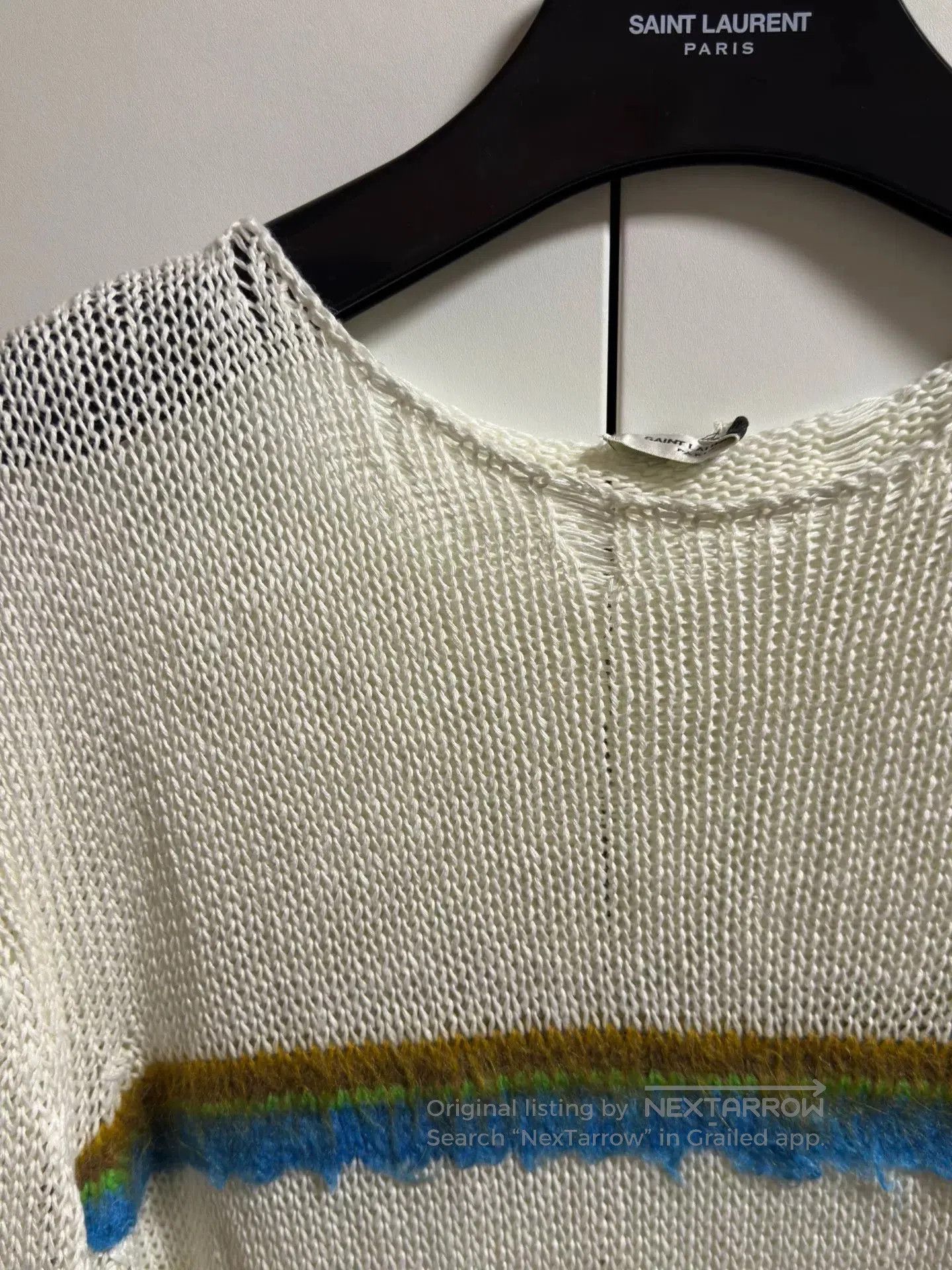 Saint Laurent Paris striped knit sweater by saint laurent. Size US M / EU 48-50 / 2 - 2 Thumbnail