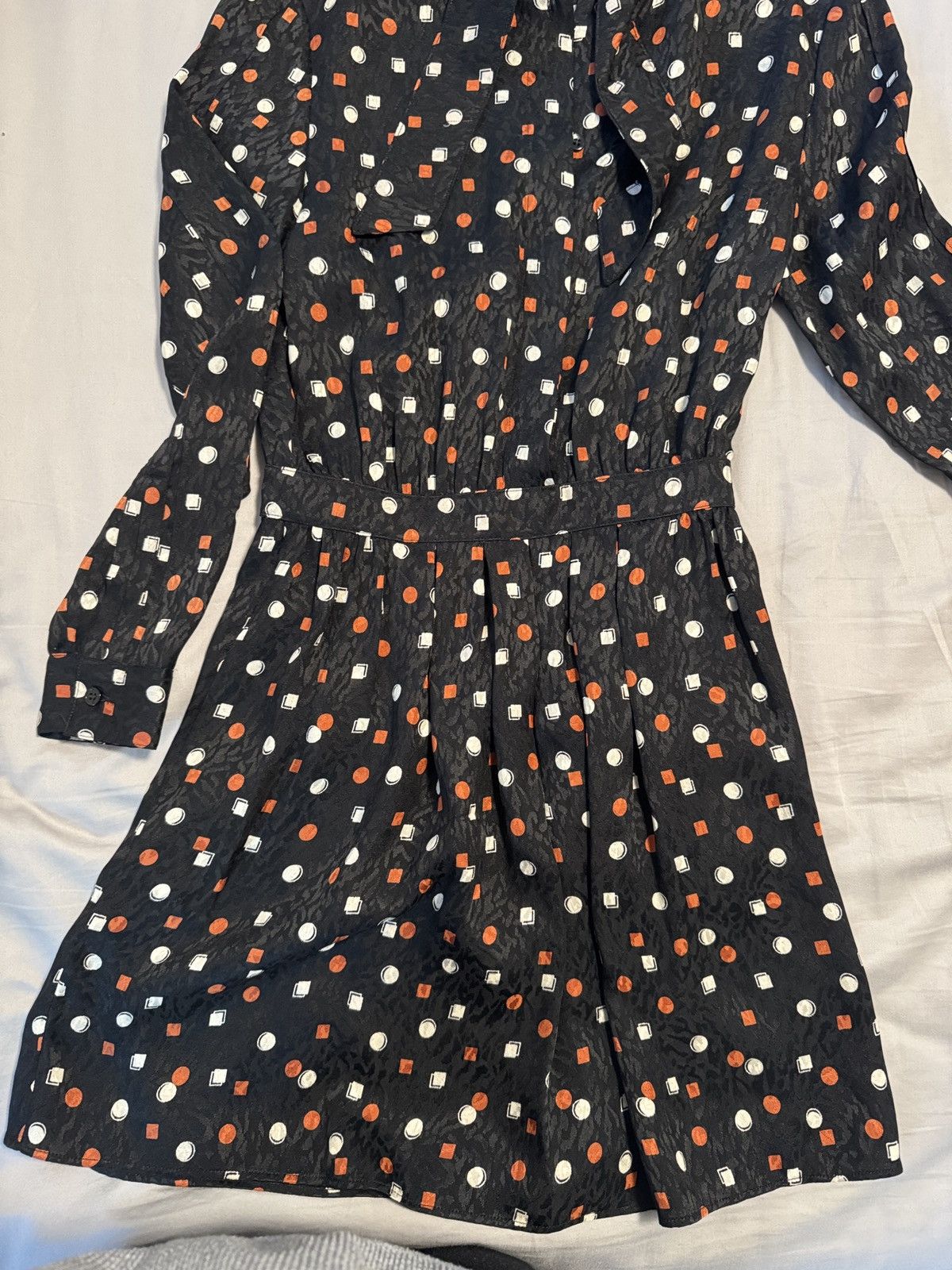 Saint Laurent Paris SAINT LAURENT Polka Dot Dress Size XXS / US 00 / IT 34 - 5 Thumbnail