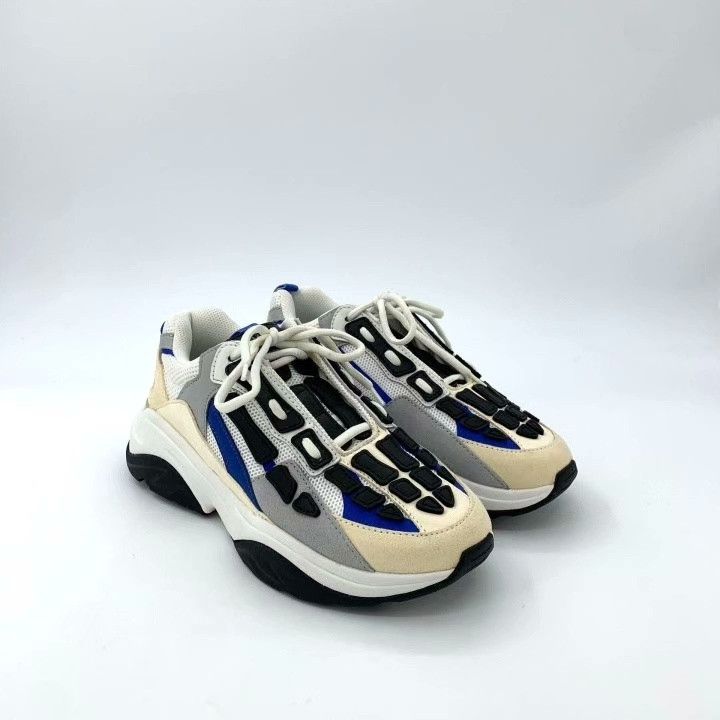 Amiri Amiri Color Block Round Toe Platform Sneakers Size US 10 / EU 43 - 2 Thumbnail