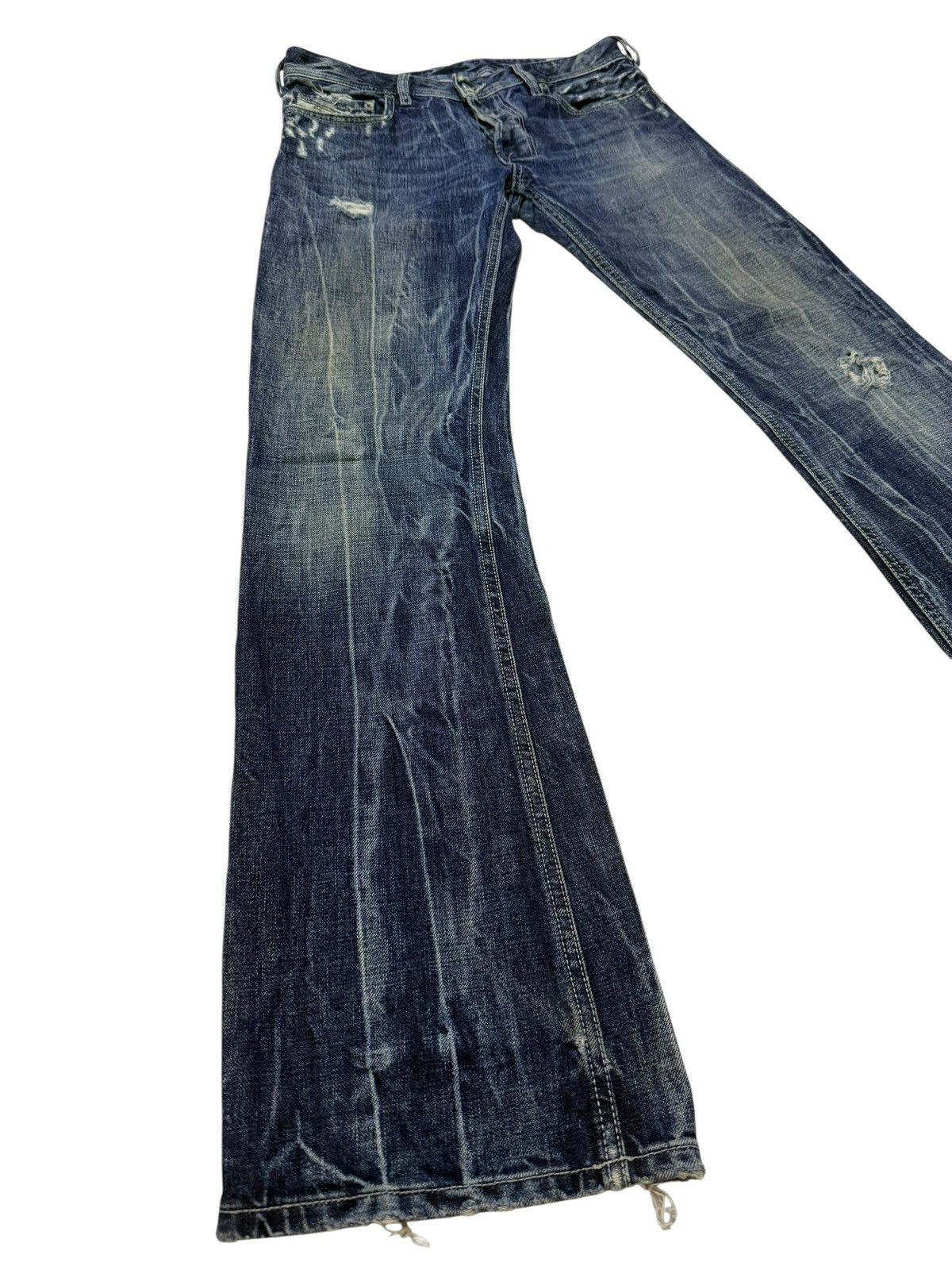 Diesel Flared Jeans Vintage Diesel Zatiny Distressed Boot Cut Denim Size US 30 / EU 46 - 1 Thumbnail