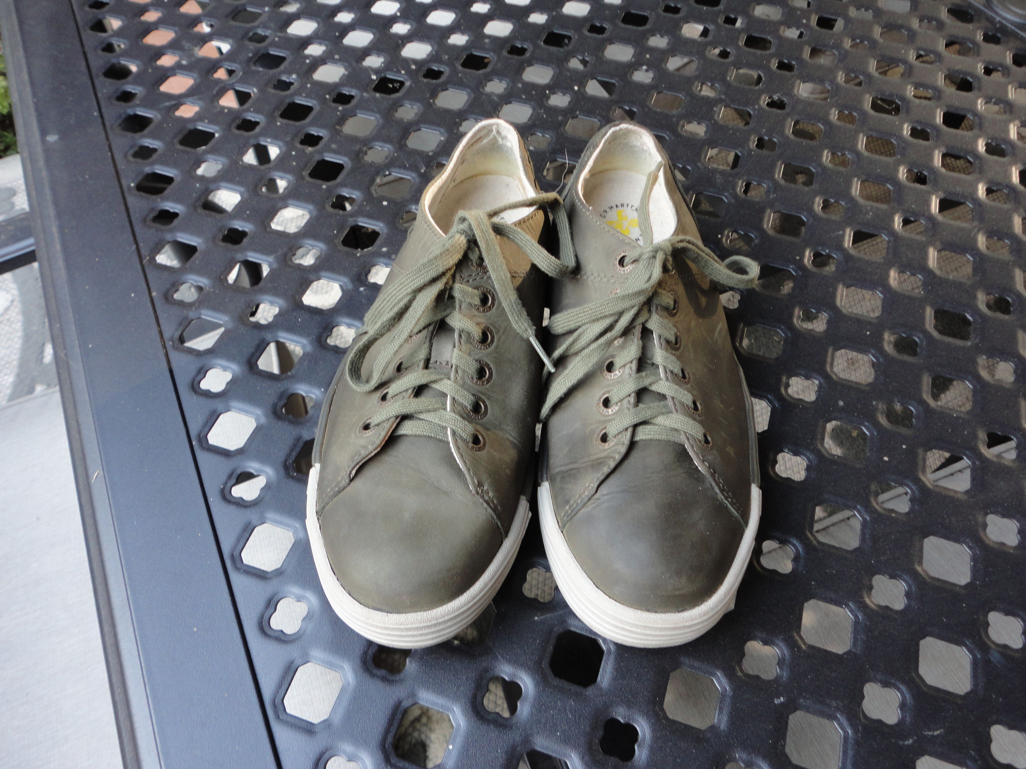 Dr. Martens DR. MARTENS Green Lace Up Tennis Shoes Size 8M Grailed