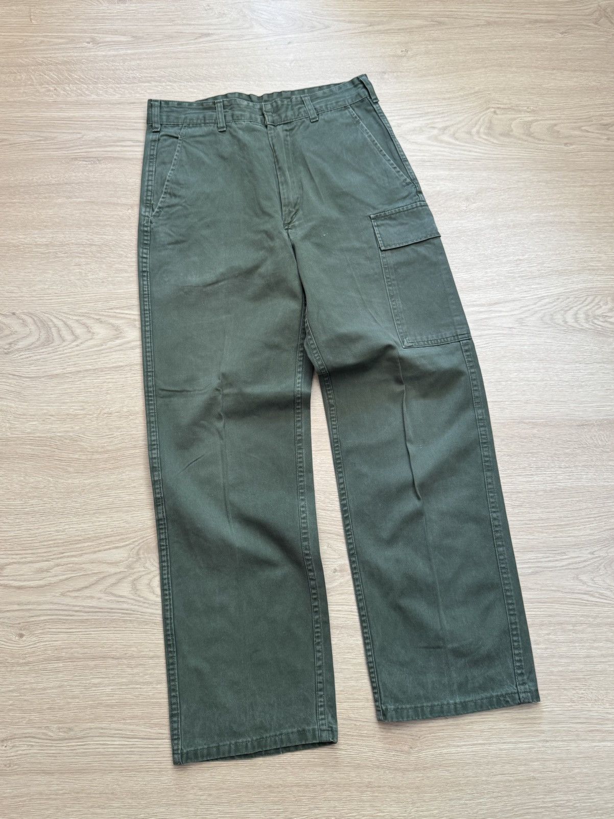 Vintage Vintage 80’s 1984 Begetex Italian Army Military Trousers Size 26" / US 2 / IT 38 - 1 Thumbnail
