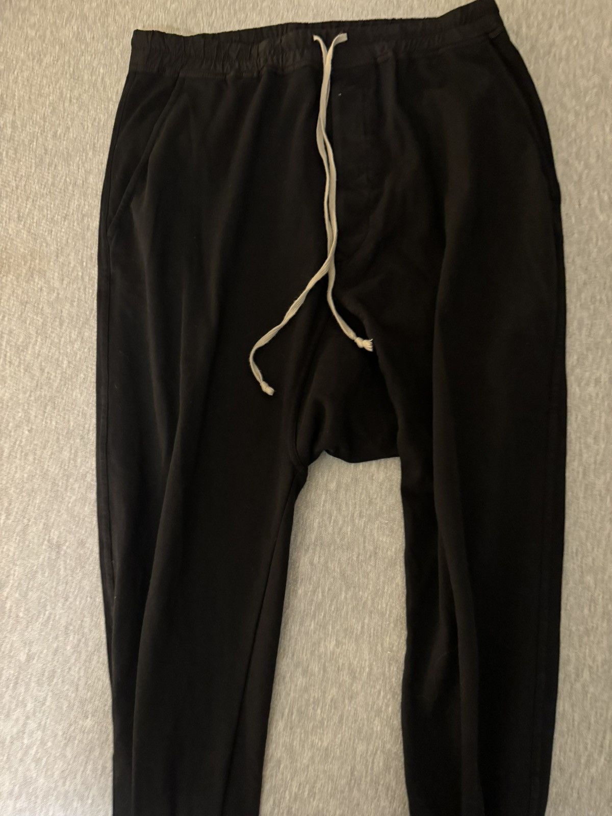 image of Rick Owens Drkshdw Rick Owens Prisoner Pants in Black, Men's (Size 34)