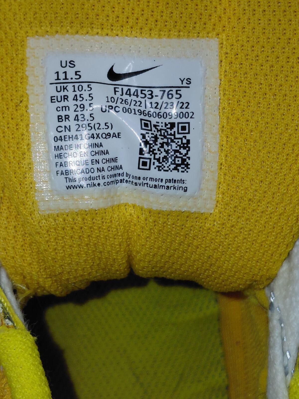 Nike Size 11.5- Nike Zoom Vomero 5 Yellow Ochre - Shoes Men's Size US 11.5 / EU 44-45 - 9 Thumbnail