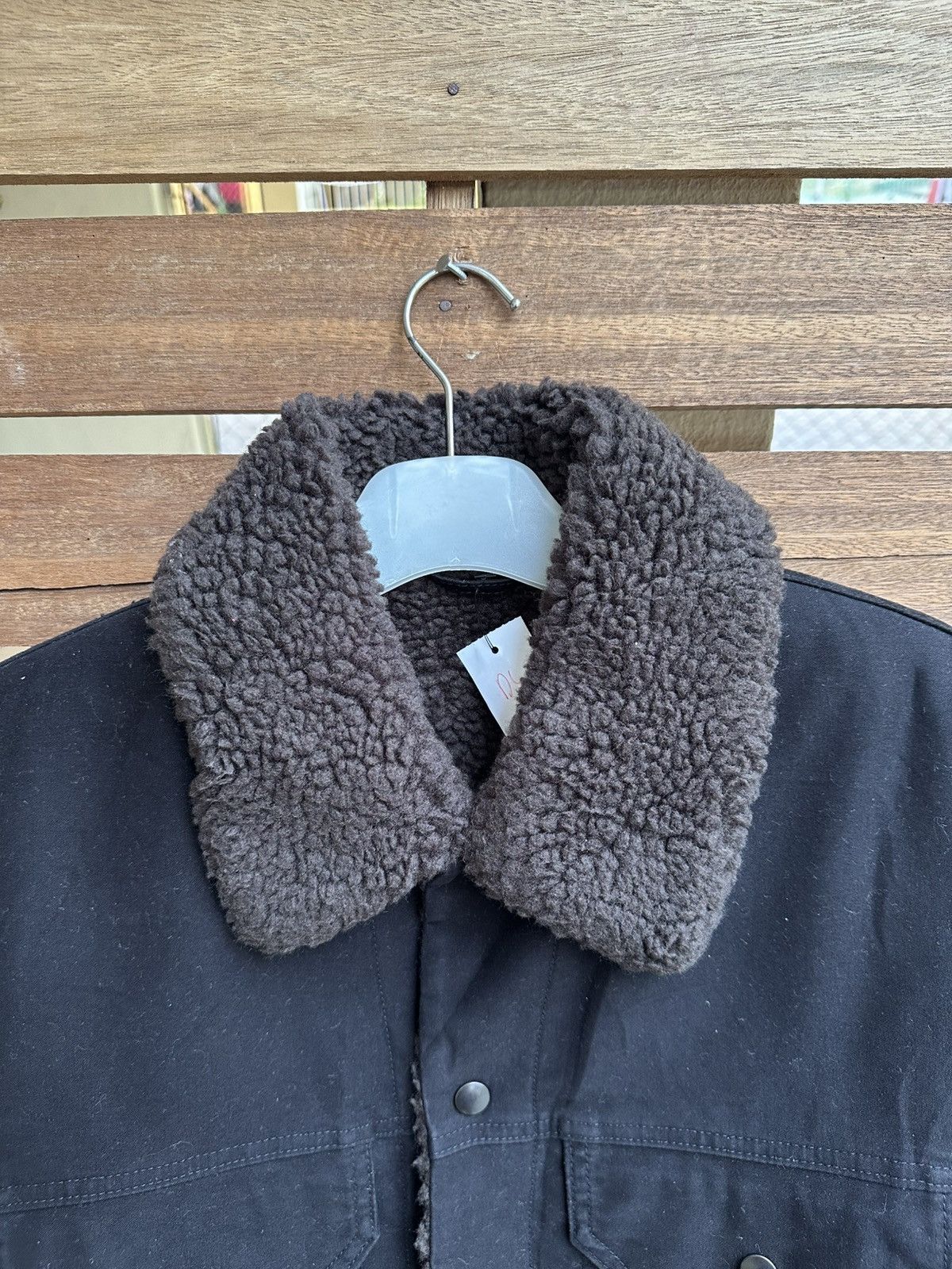Lemaire × Uniqlo Uniqlo Lemaire Pile Lined Sherpa Trucker Jacket Size US L / EU 52-54 / 3 - 7 Thumbnail