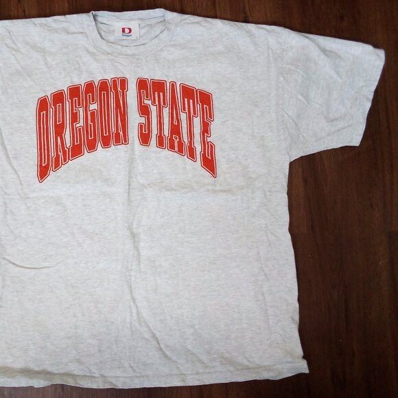 NCAA Vintage 90s Oregon State Beavers Spell Out T-Shirt Size US XXL / EU 58 / 5 - 3 Thumbnail