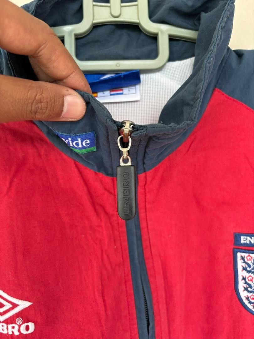 Sports Specialties Vintage Umbro England FA Team Football Track top Jacket Size US L / EU 52-54 / 3 - 12 Thumbnail