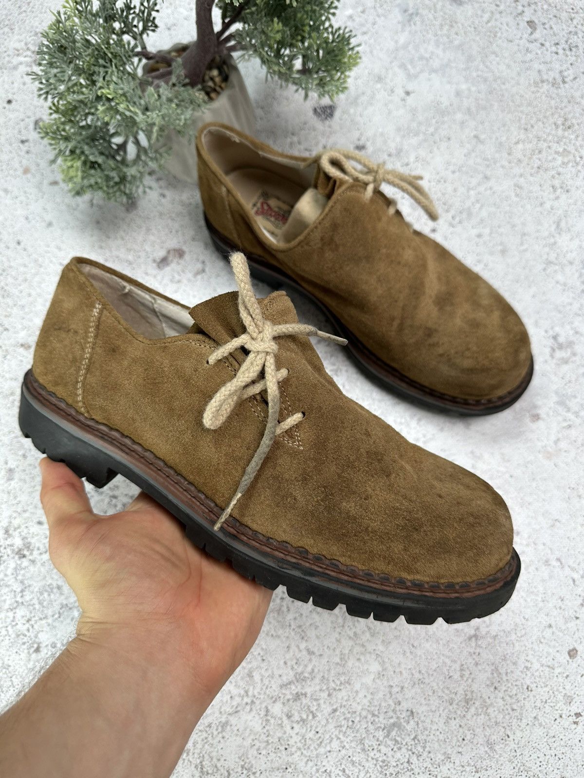 Genuine Leather × Vintage Vintage Stockerpoint Suede Shoes Men 41 Made in Italy 8 Size US 8 / EU 41 - 8 Thumbnail