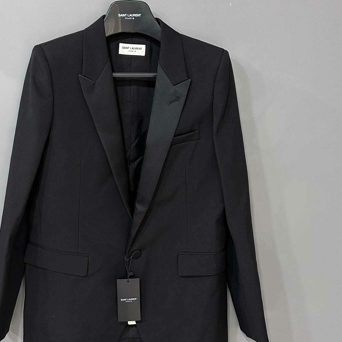 Saint Laurent Paris Saint Laurent Paris Formal Black Suit 38 women Size S / US 4 / IT 40 - 1 Thumbnail
