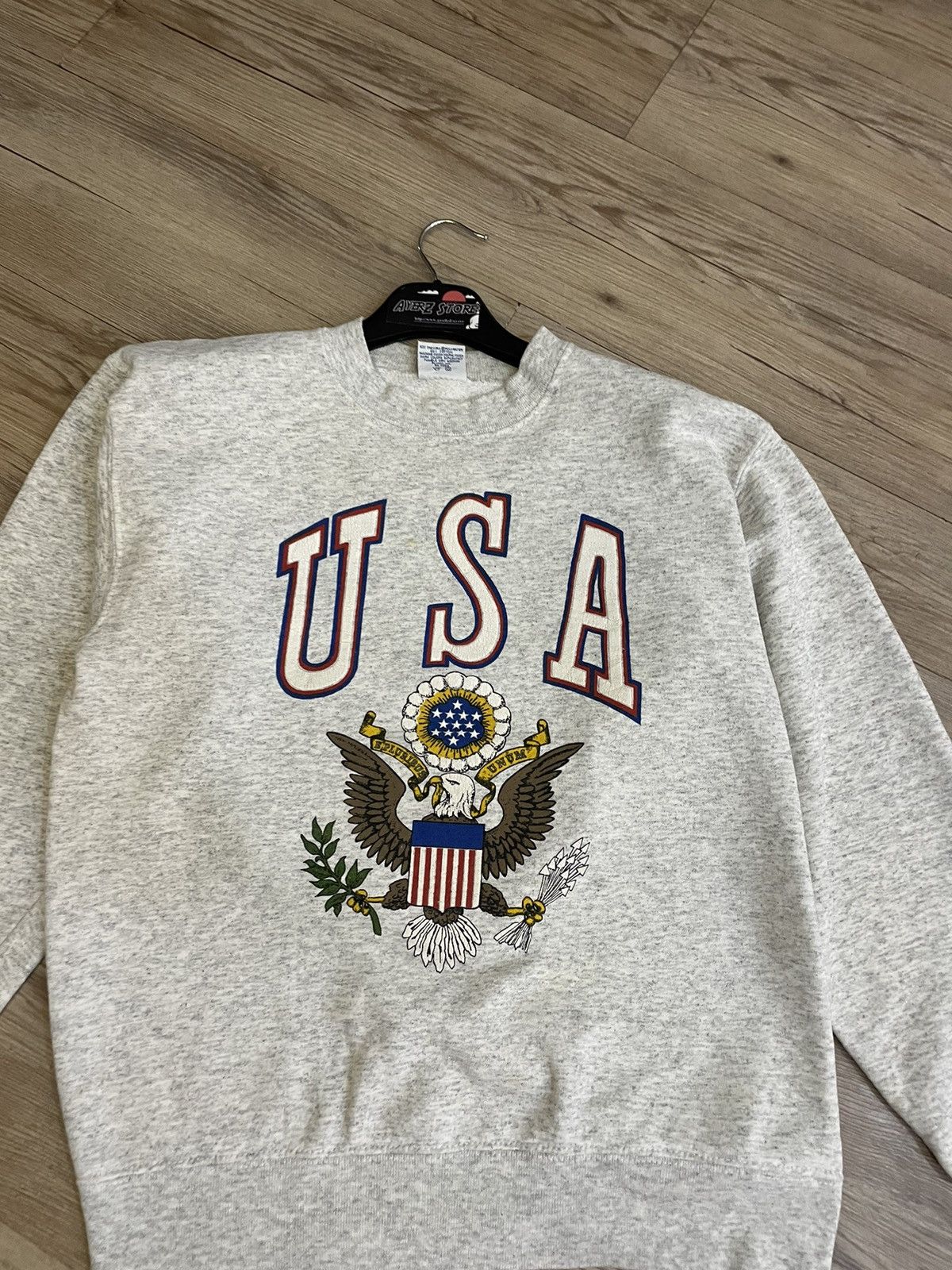 Vintage 90 USA Ex Pluribus Unum Pullover Sweatshirt