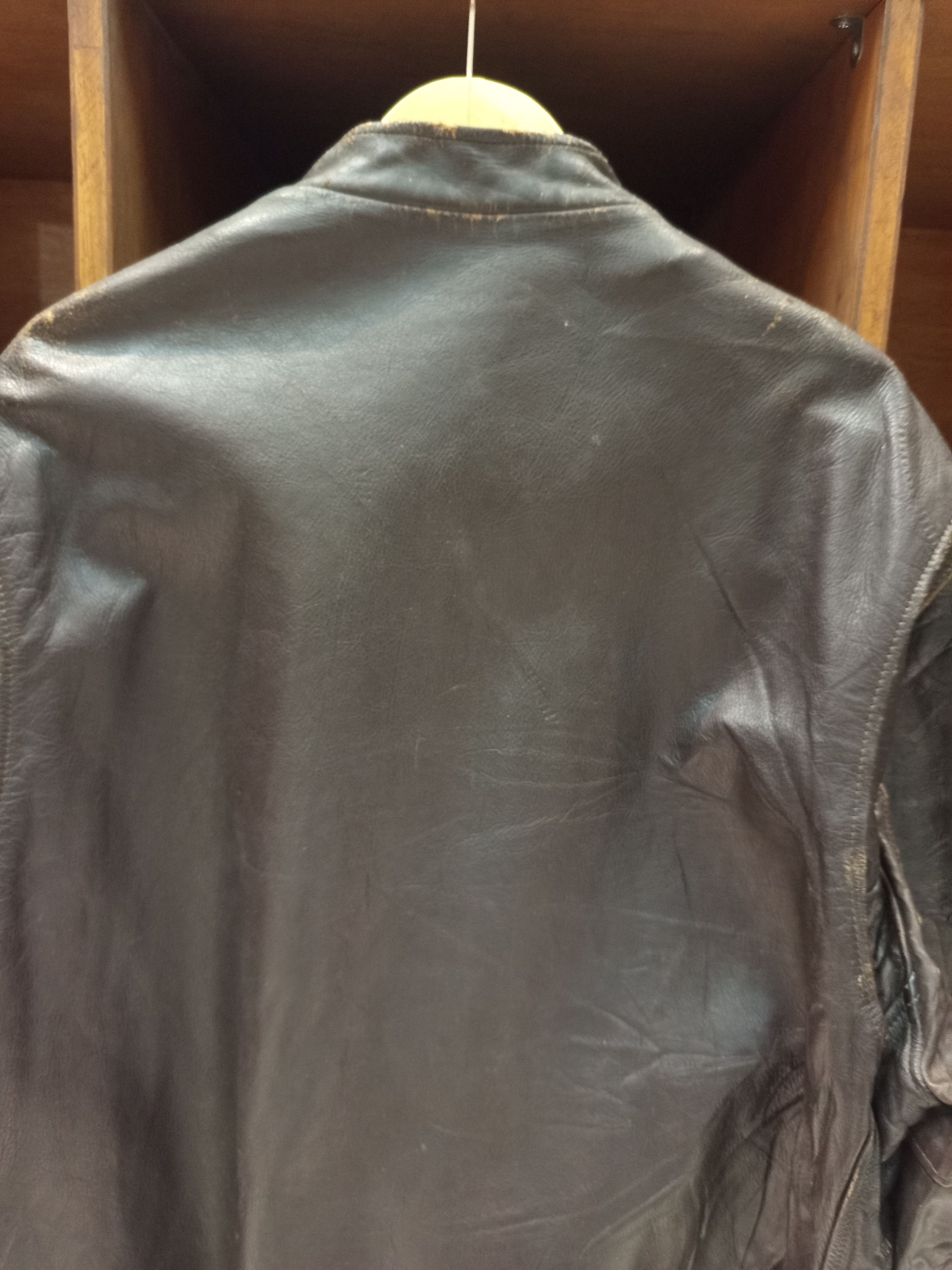 Schott 1970s Schott Bros Leather Biker Jacket Size US L / EU 52-54 / 3 - 9 Thumbnail