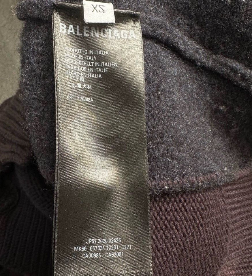 Balenciaga BALENCIAGA SS21 Damaged Splicing Logo Round N 2412-Nextarrow Size US XS / EU 42 / 0 - 5 Thumbnail