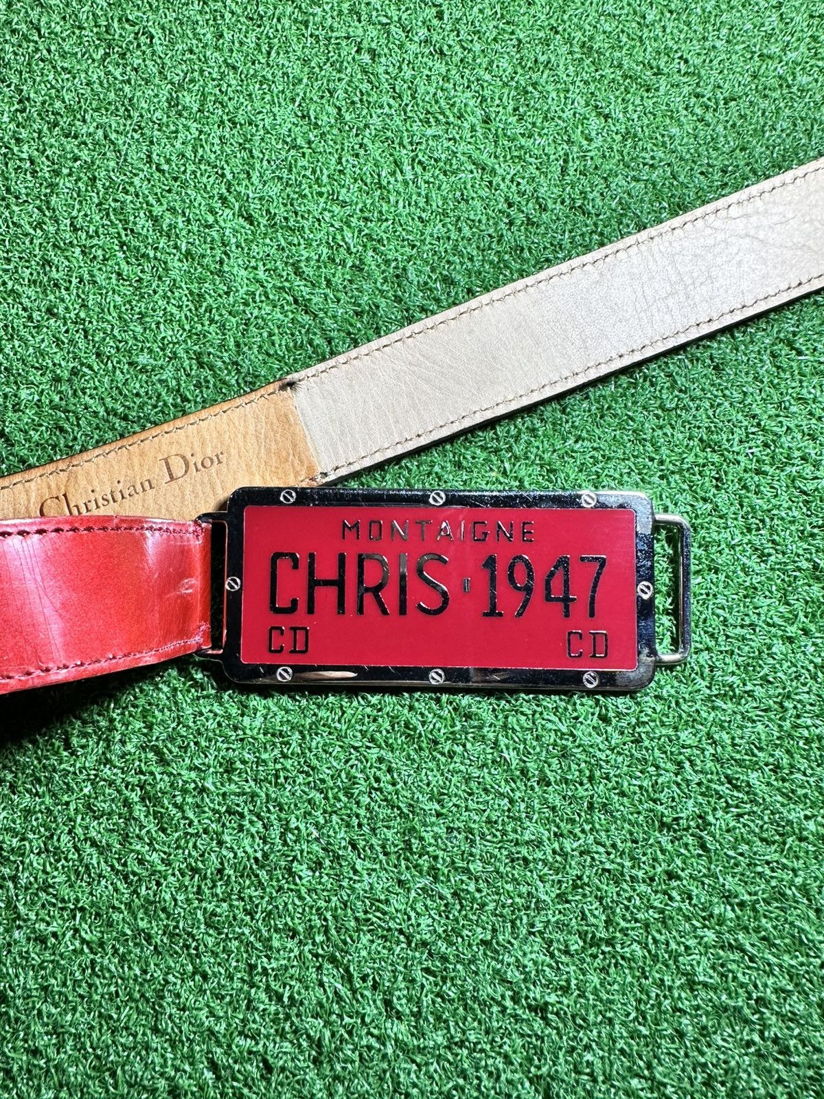 Christian Dior Monsieur Rare Christian Dior plate belt Size ONE SIZE - 1 Thumbnail