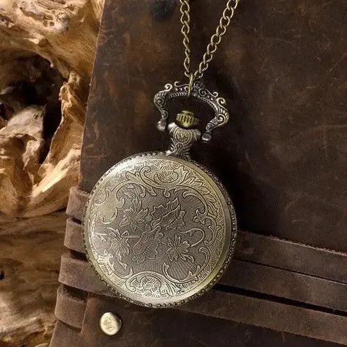 RW&CO. Quartz Pocket Watch Necklace Pendant Size ONE SIZE - 3 Thumbnail