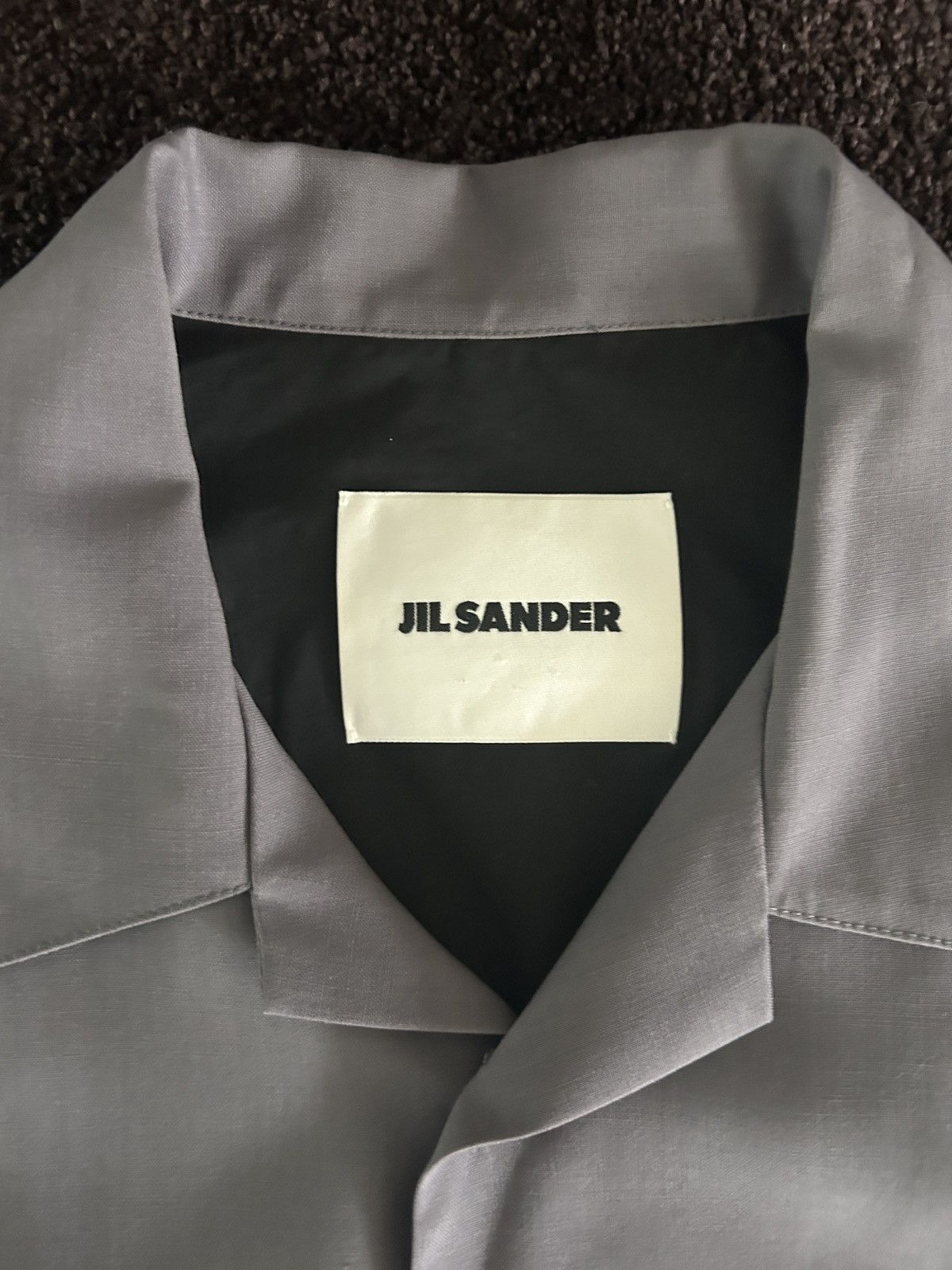 Jil Sander Jil Sander Short Sleeve Shirt Lilac Size US S / EU 44-46 / 1 - 5 Thumbnail