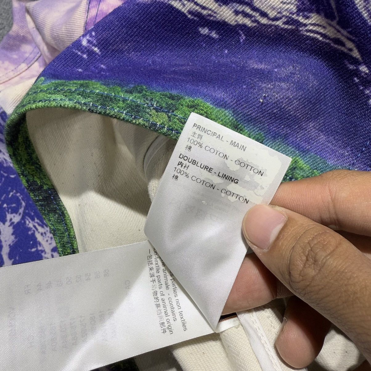 Louis Vuitton Louis Vuitton x Virgil Abloh SS22 Landscape Denim Jacket Size US L / EU 52-54 / 3 - 12 Thumbnail
