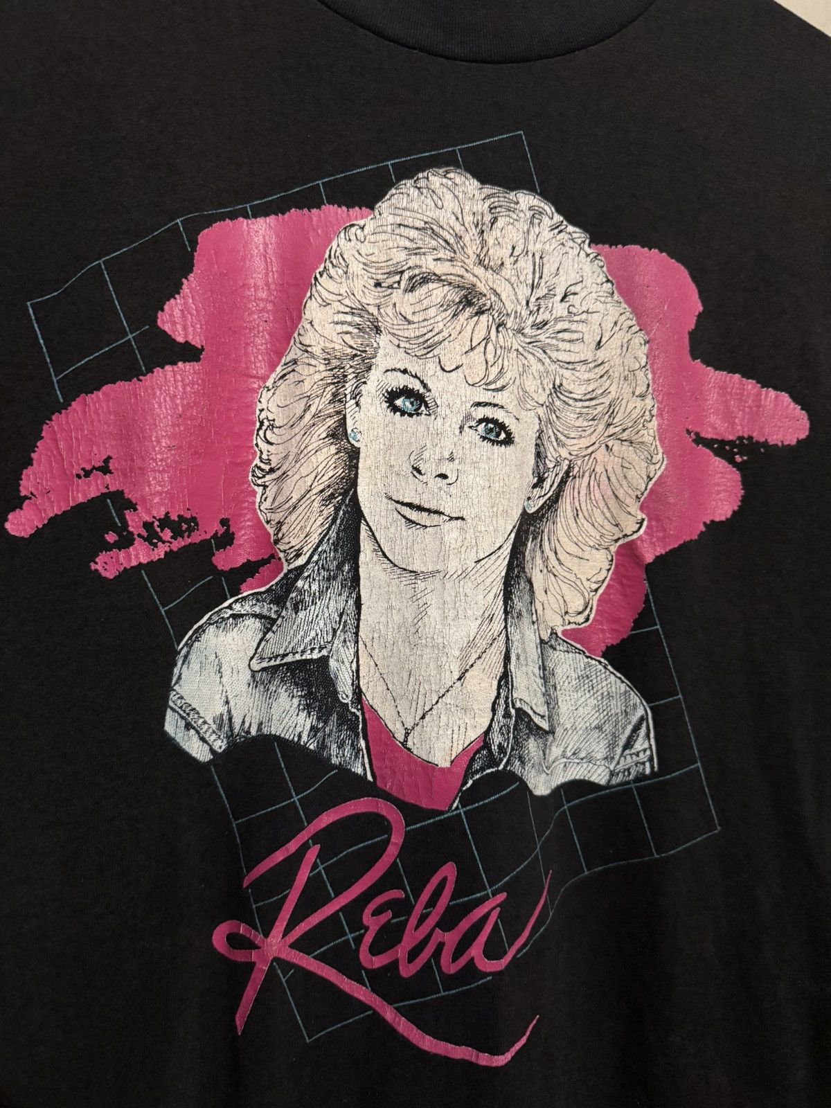 Vintage REBA MCENTIRE RARE 1989 TOUR TEE Size US S / EU 44-46 / 1 - 2 Thumbnail