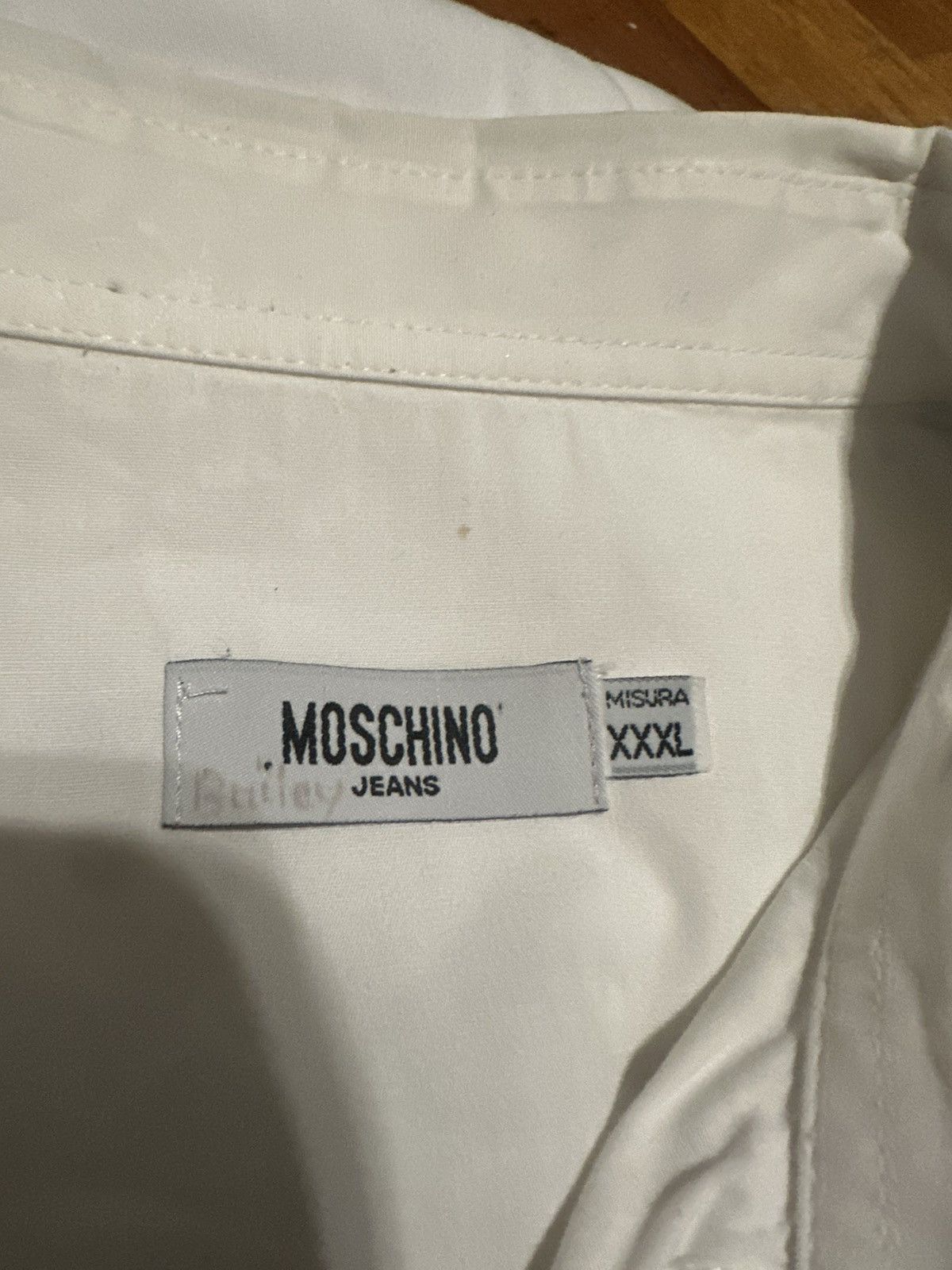 Moschino Moschino Customers Wanted Logo Button Up Size US XXL / EU 58 / 5 - 4 Thumbnail