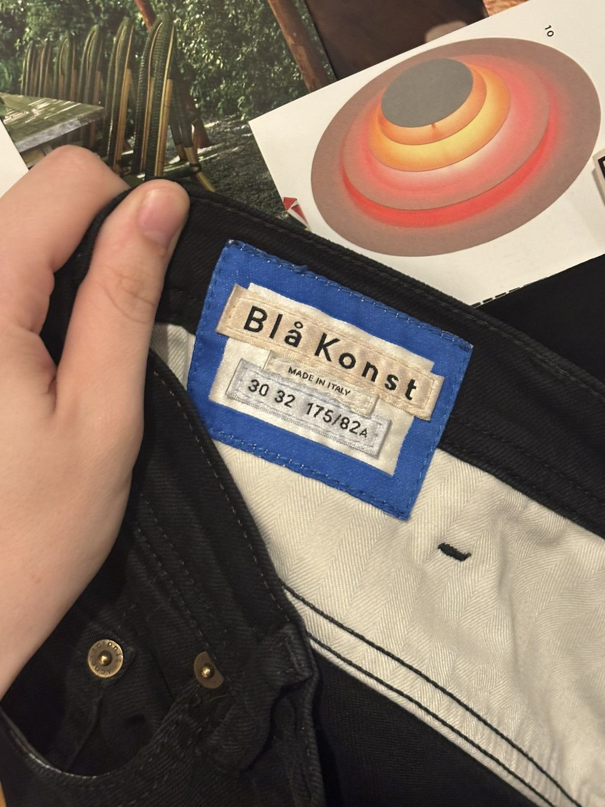 Acne Studios Acne Studios Black Blå Konst jeansTapered fit Size 30 × 32 Size US 30 / EU 46 - 5 Thumbnail
