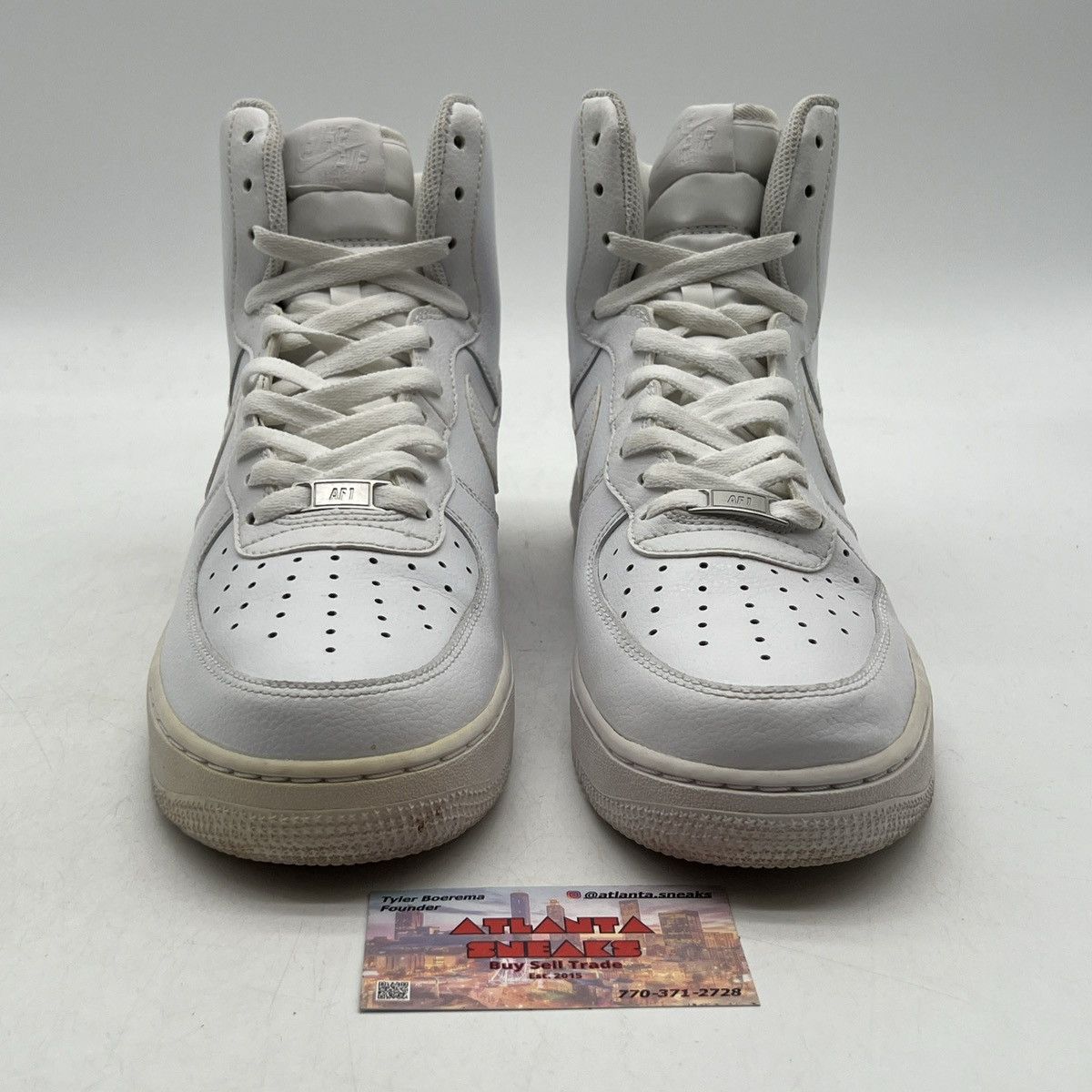 Nike Air Force 1 high white Size US 10 / EU 43 - 2 Thumbnail