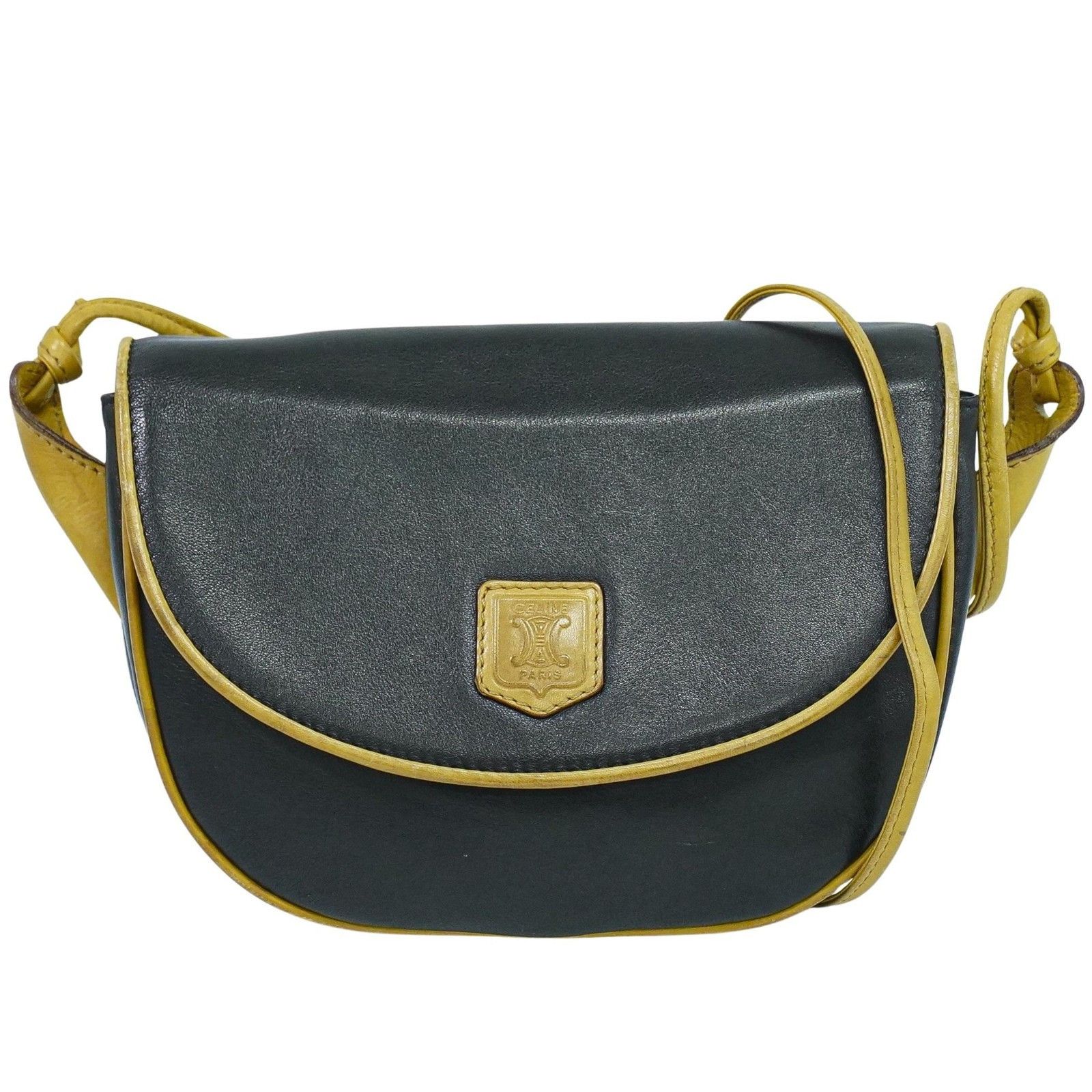 Celine Celine Vintage Shoulder Bag Leather Size ONE SIZE - 1 Thumbnail