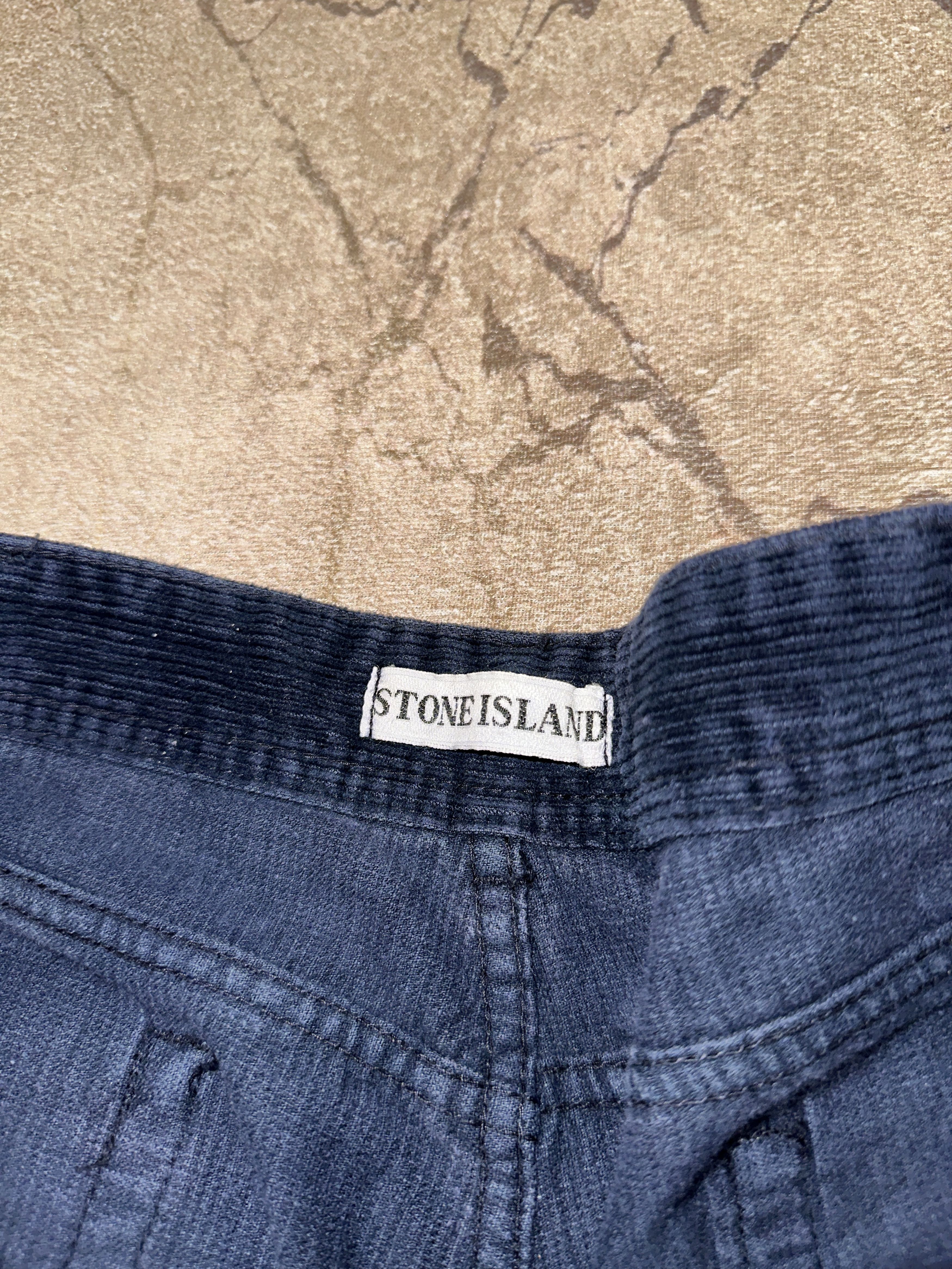 Stone Island Rare Stone Island Marina 1985 Corduroy Trousers Size 52 36 Size US 36 / EU 52 - 9 Thumbnail