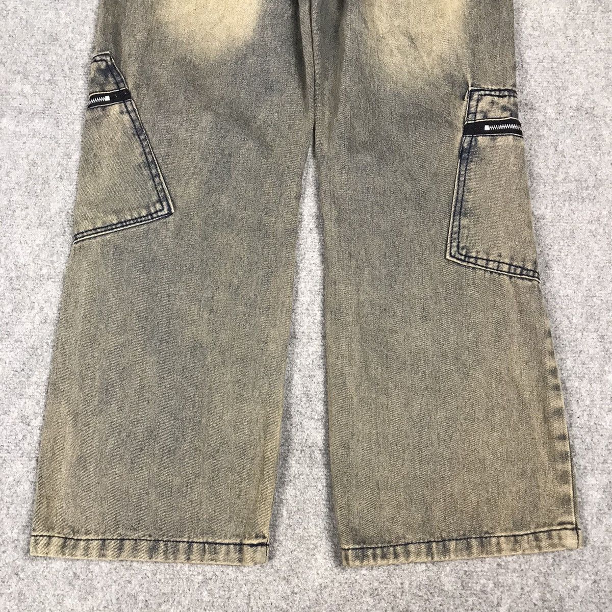 Japanese Brand DENIM RUSTY BAGGY MULTI POCKET JEANS PANTS Size US 29 - 6 Thumbnail