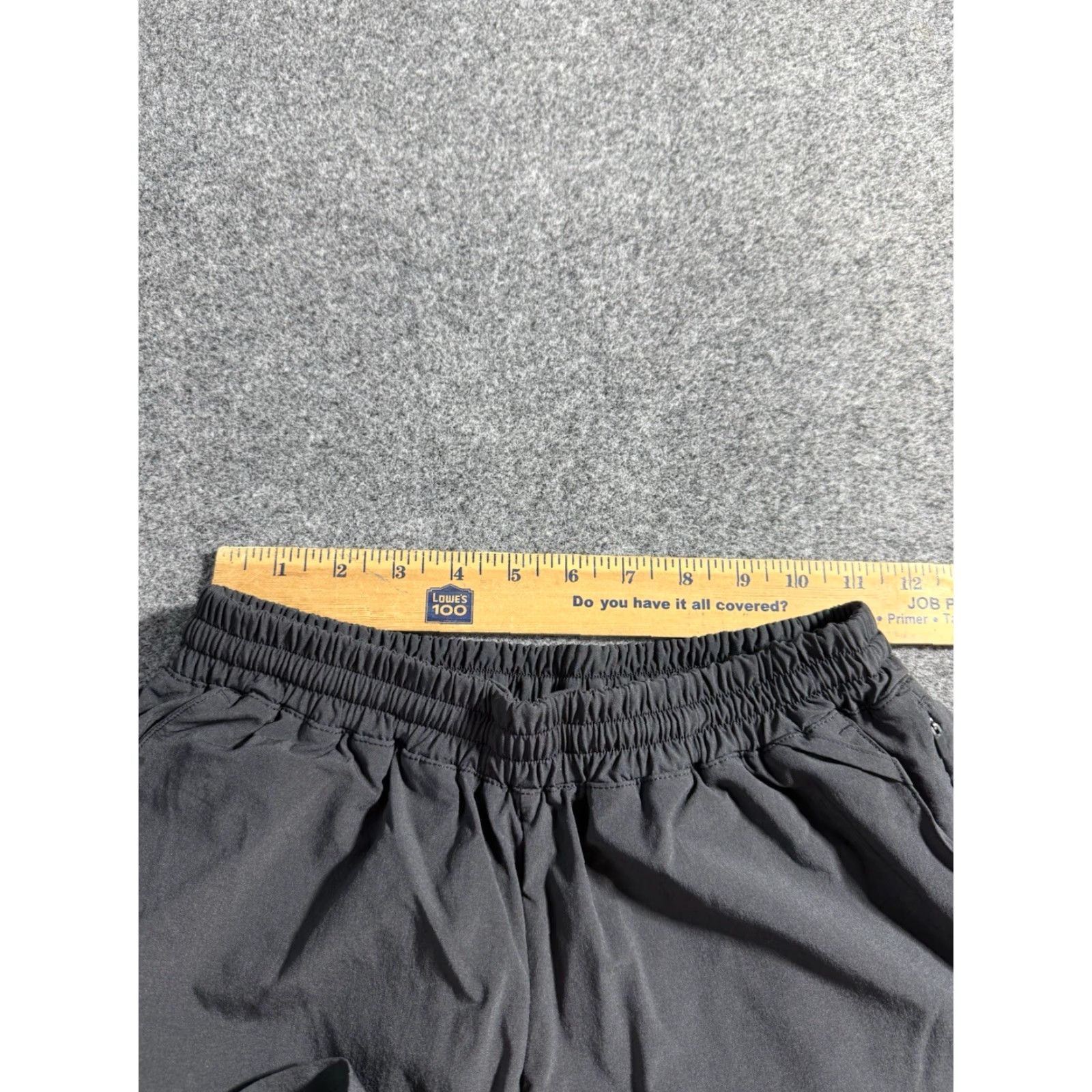 Outdoor Voices Outdoor Voices Shorts Mens XS Black 4.5 Inseam Lined Drawstring Pockets Solid Nylon Spandex Size US 27 - 6 Thumbnail