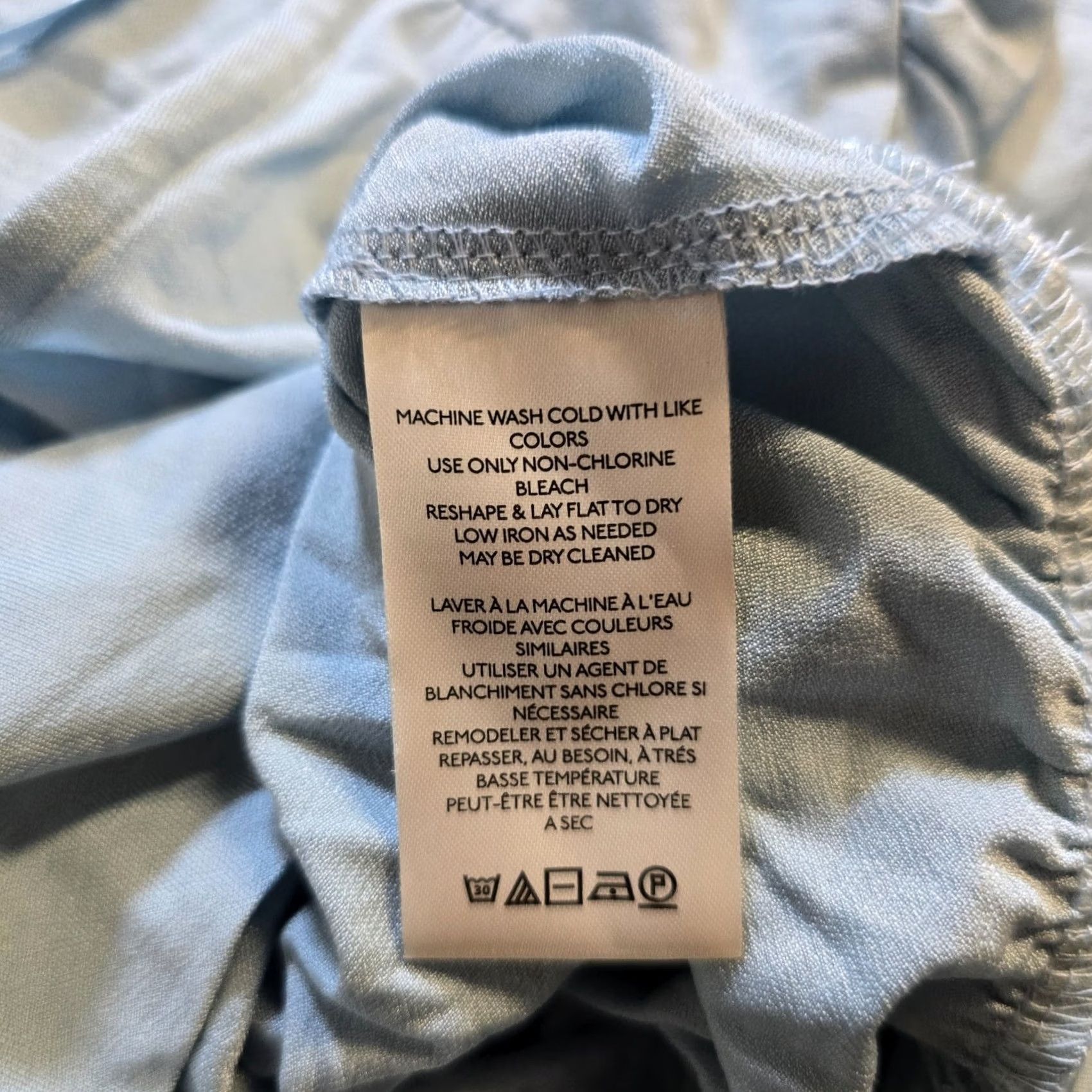 Anthropologie Anthropologie Top Womens XS Blue Cropped Stretchy Flutter Sleeve Casual Shirt V-Neck Pullover Knit Blouse Short Sleeve Vintage: No Size XS / US 0-2 / IT 36-38 - 7 Thumbnail