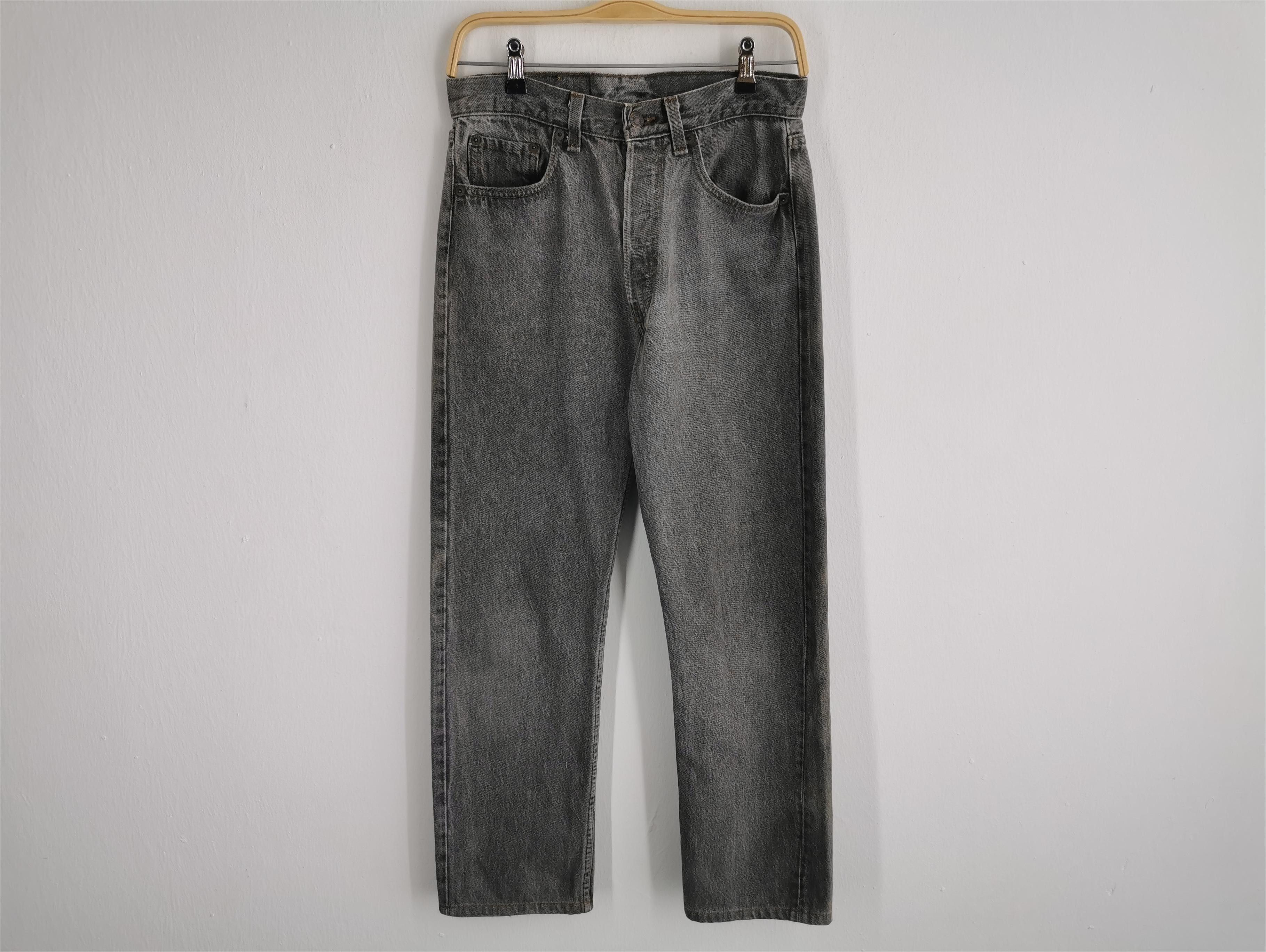Levi's Vintage 90s Levis Lot 501 Denim Made In USA Size 29/30x32 Size US 29 - 2 Thumbnail