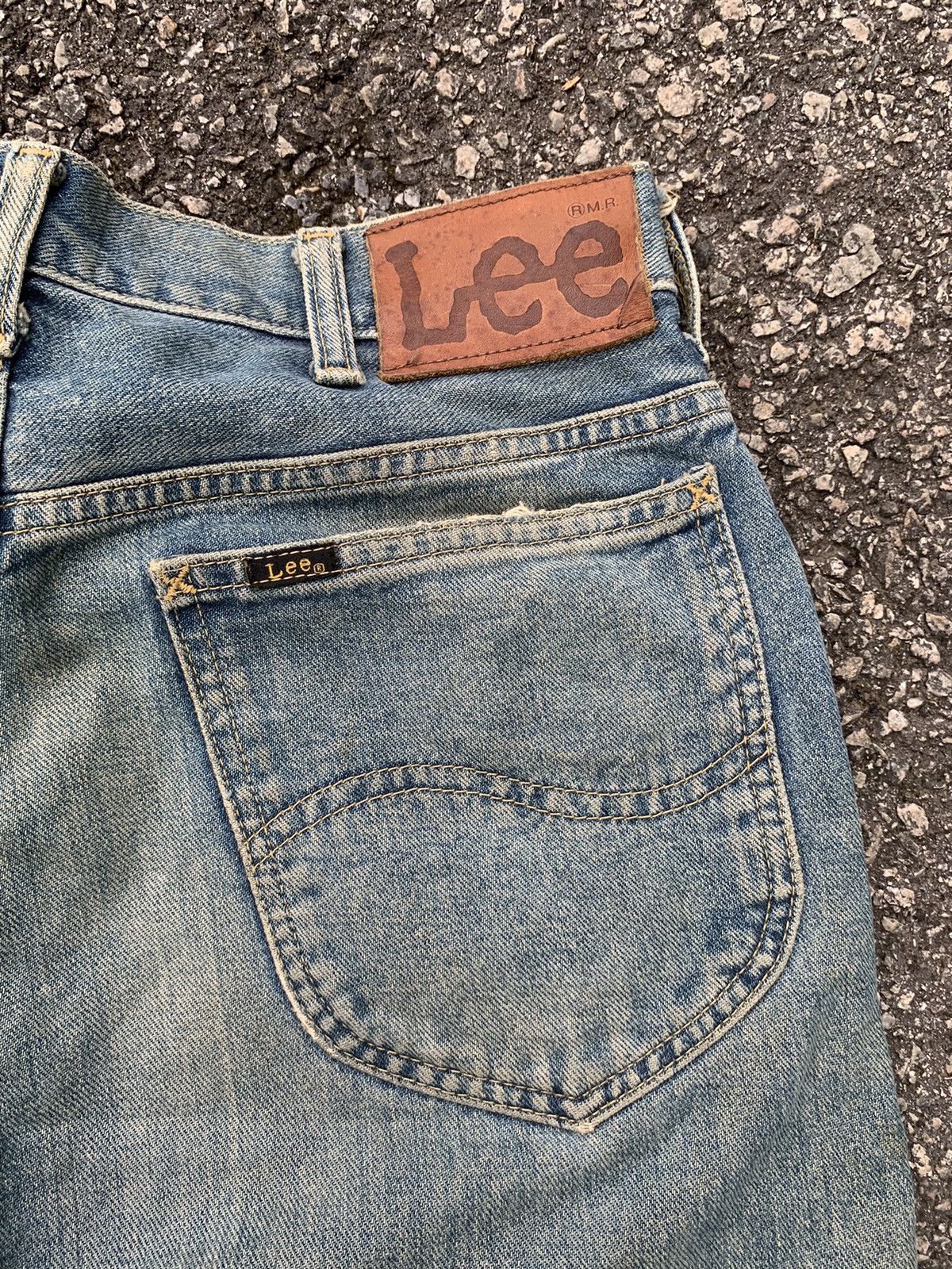 Jean × Lee × Vintage Vintage Lee Raiders Selvedge Distressed Denim Size US 29 - 9 Thumbnail